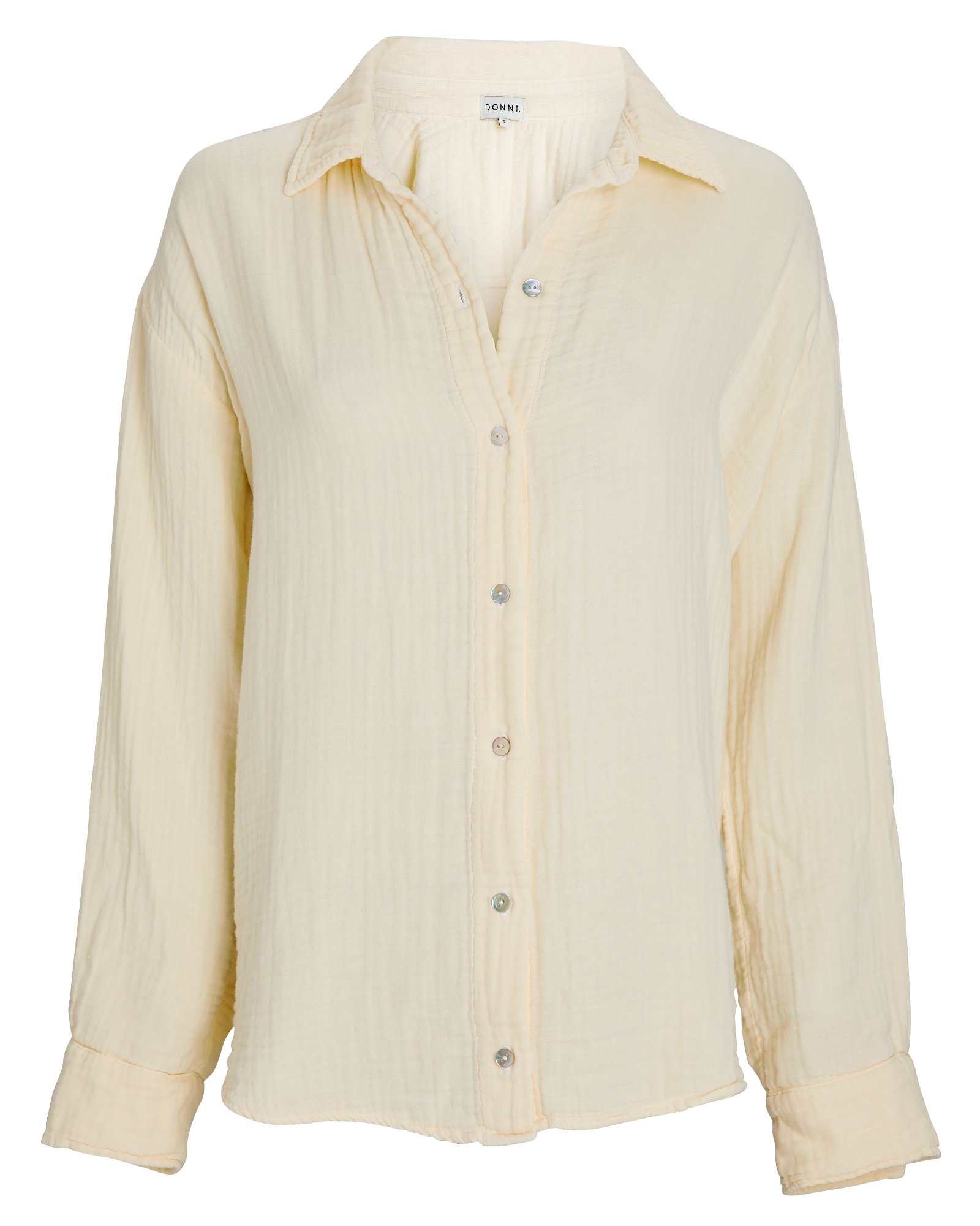 DONNI. Gauze Button-Down Shirt | INTERMIX®