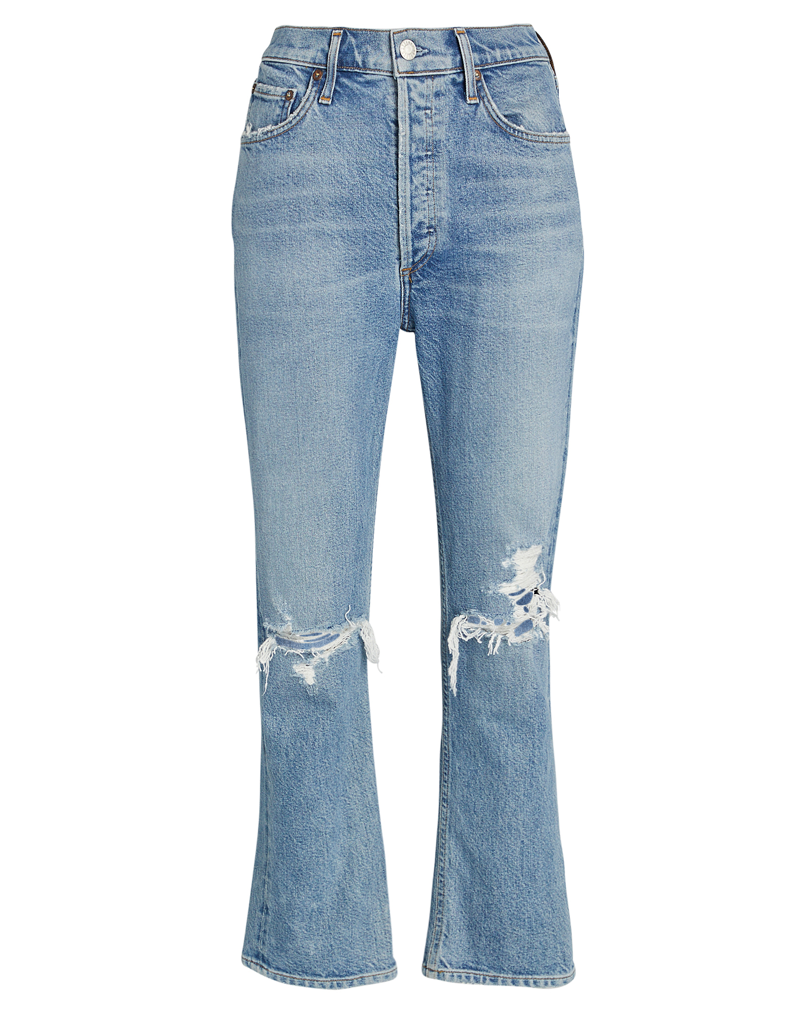 AGOLDE Riley Straight Crop Jeans | INTERMIX®