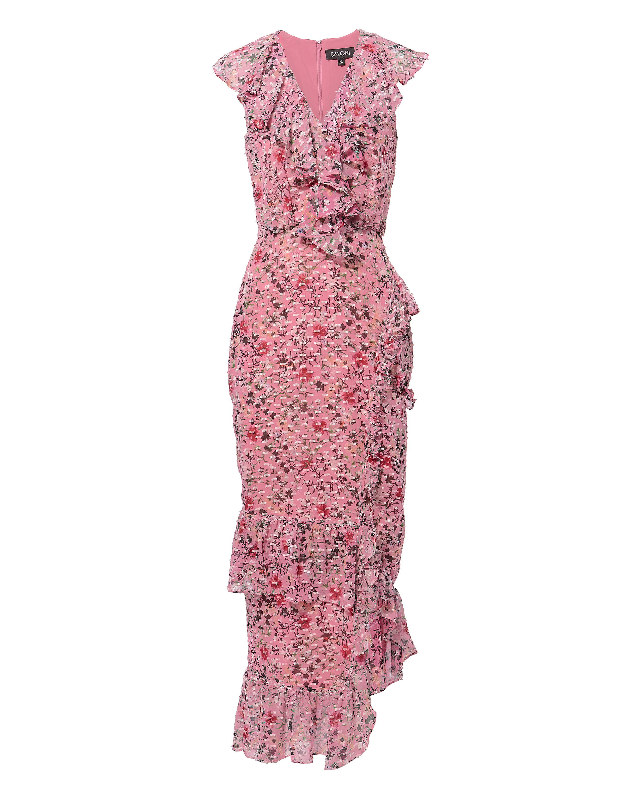 Anita Pink Ruffle Dress