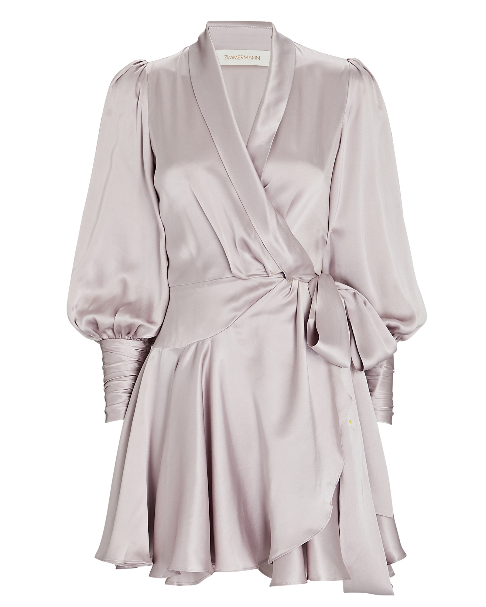 Zimmermann Silk Mini Wrap Dress | INTERMIX®