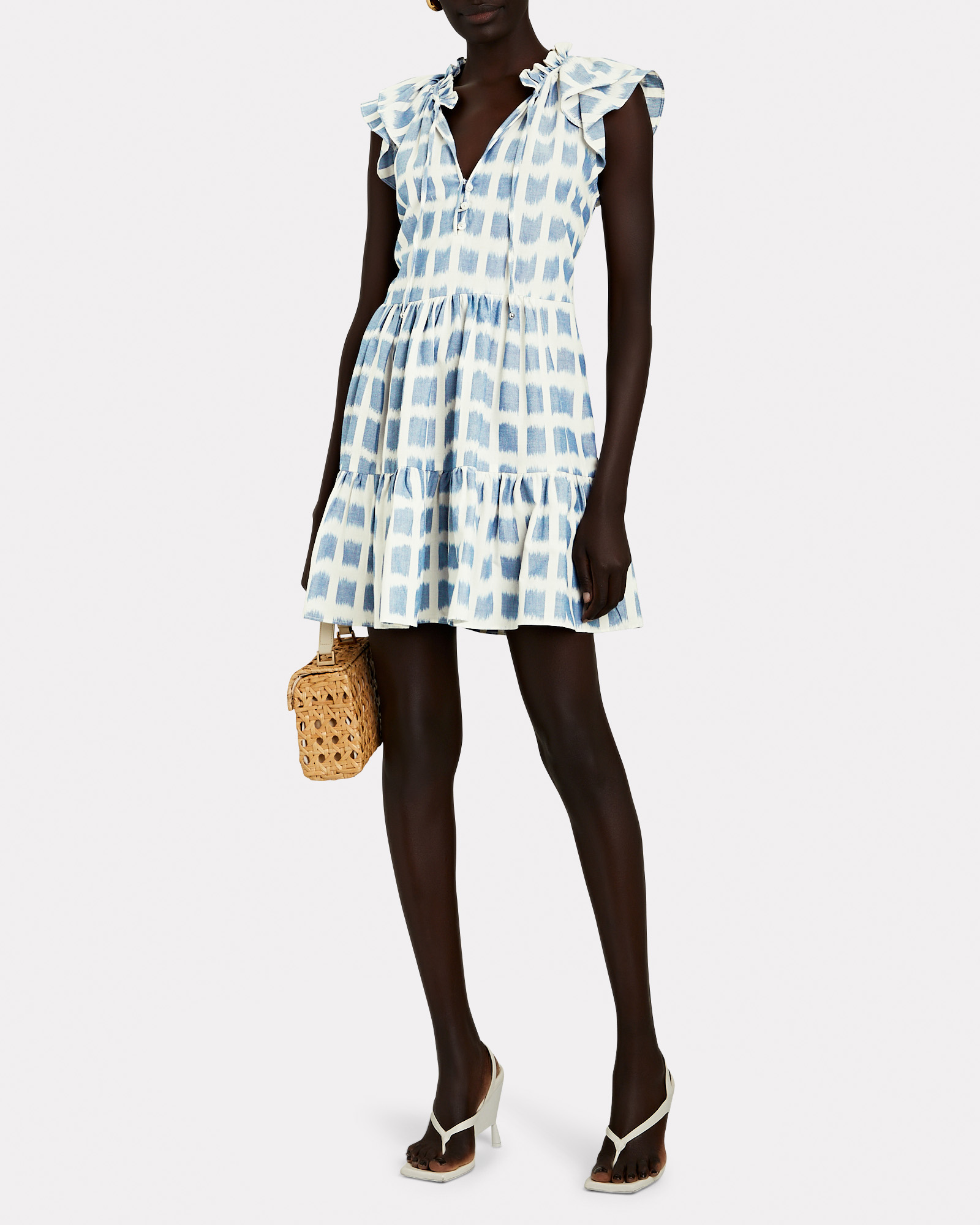 Veronica Beard Zee Tiered Mini Dress | INTERMIX®