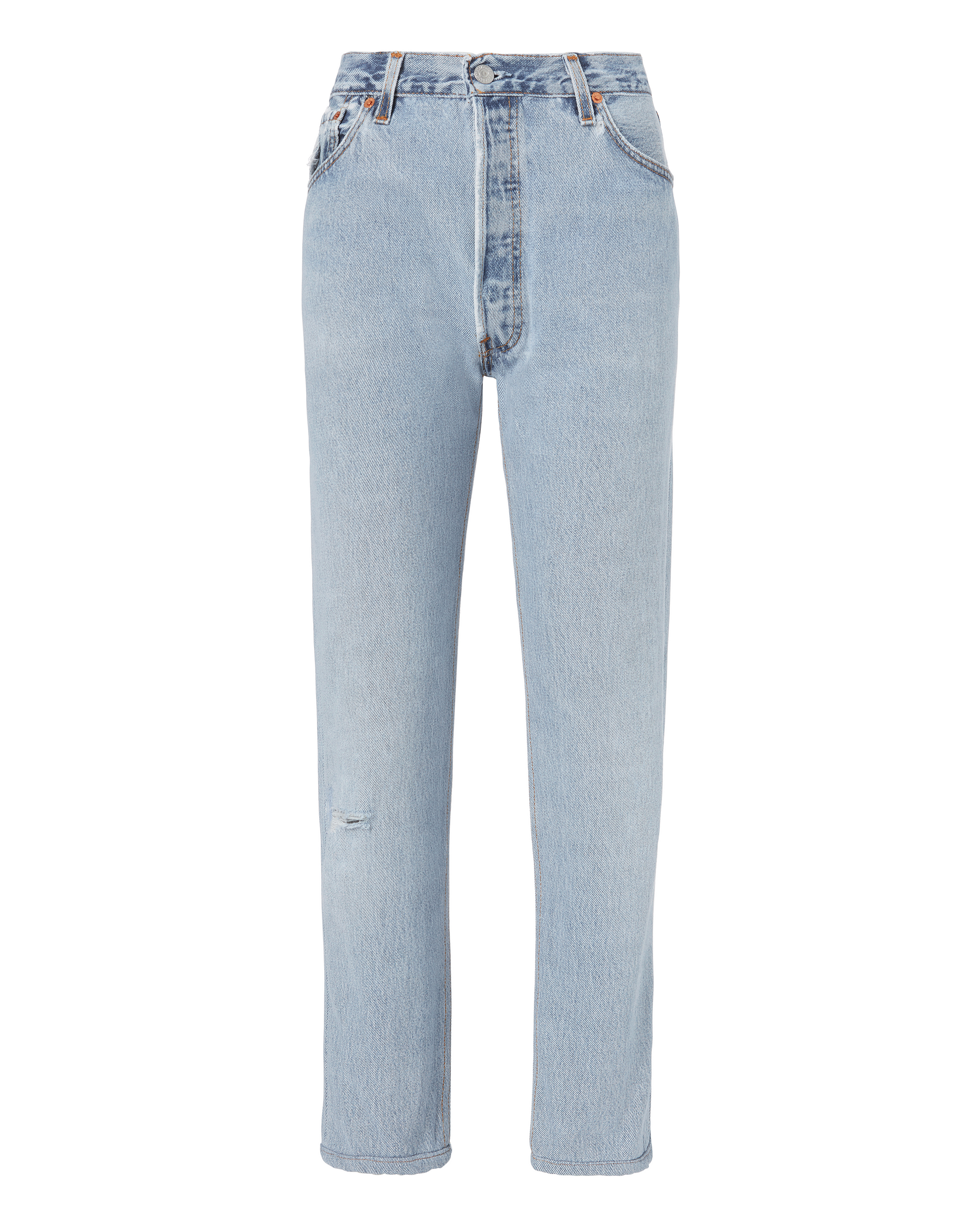 Relaxed Destroyed High-Rise Jeans