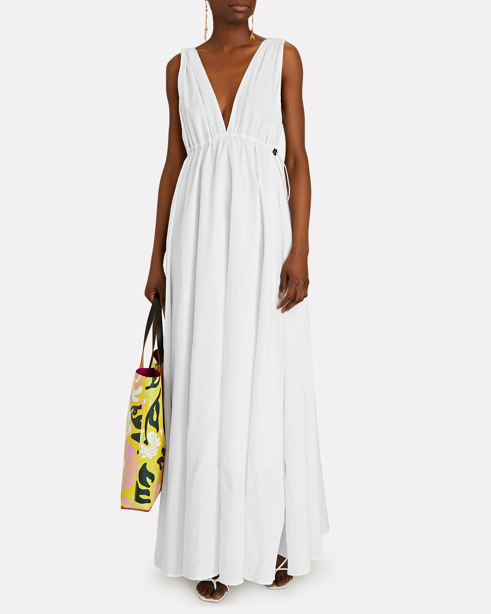 STAUD Waterfall Sleeveless Maxi Dress | INTERMIX®