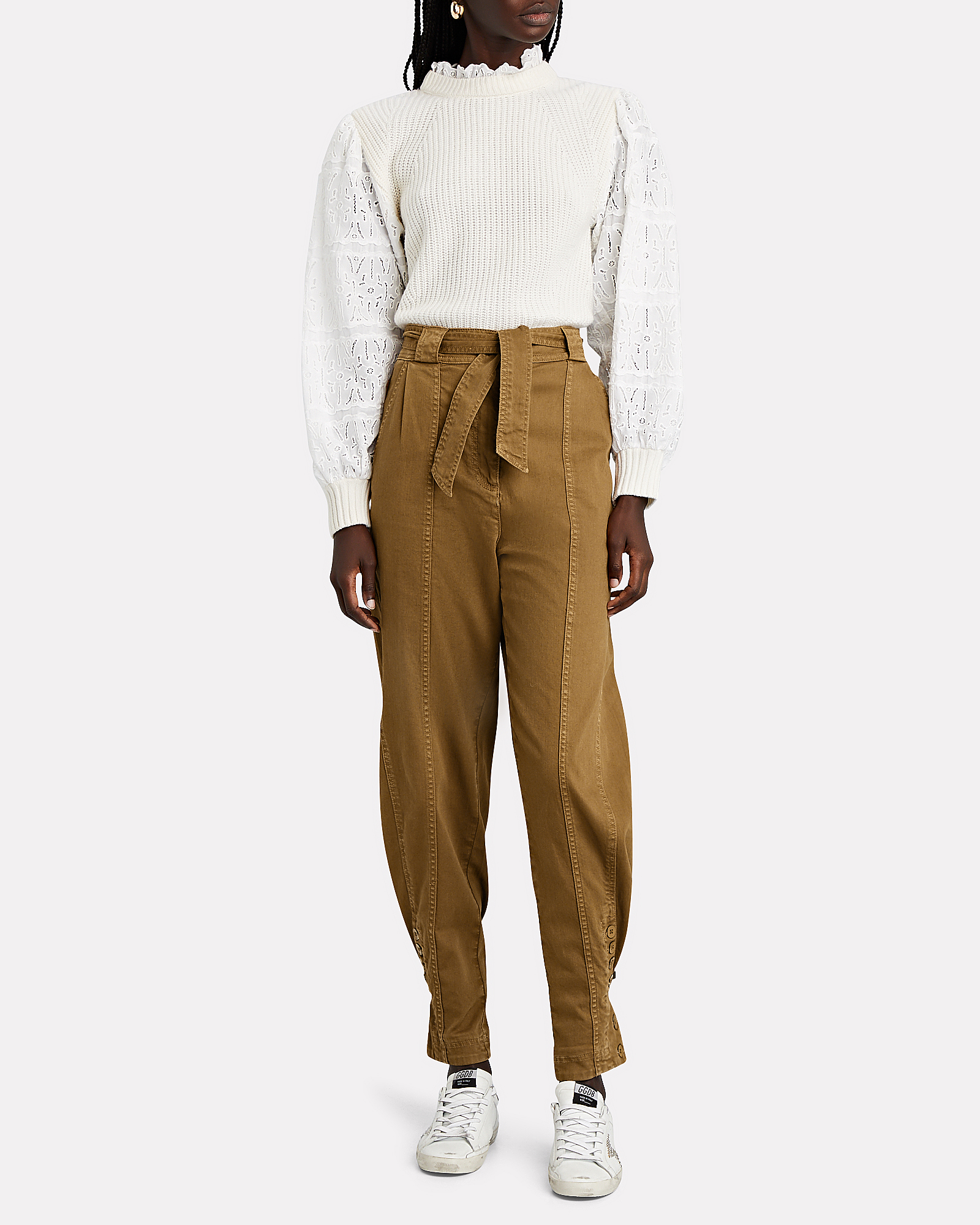 Ulla Johnson Carmen Belted Tapered Jeans | INTERMIX®
