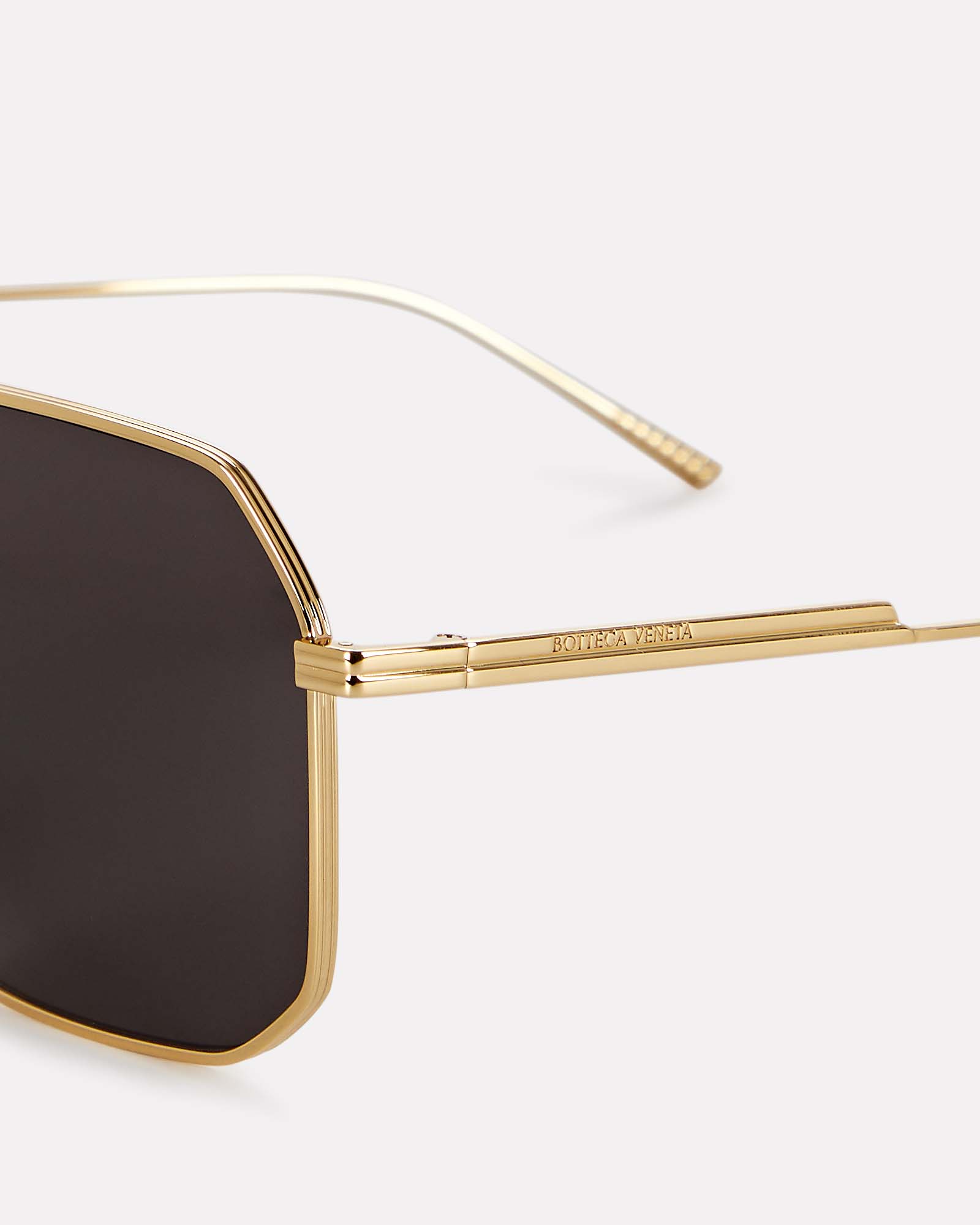 Bottega Veneta Wire Rounded Square Sunglasses | INTERMIX®