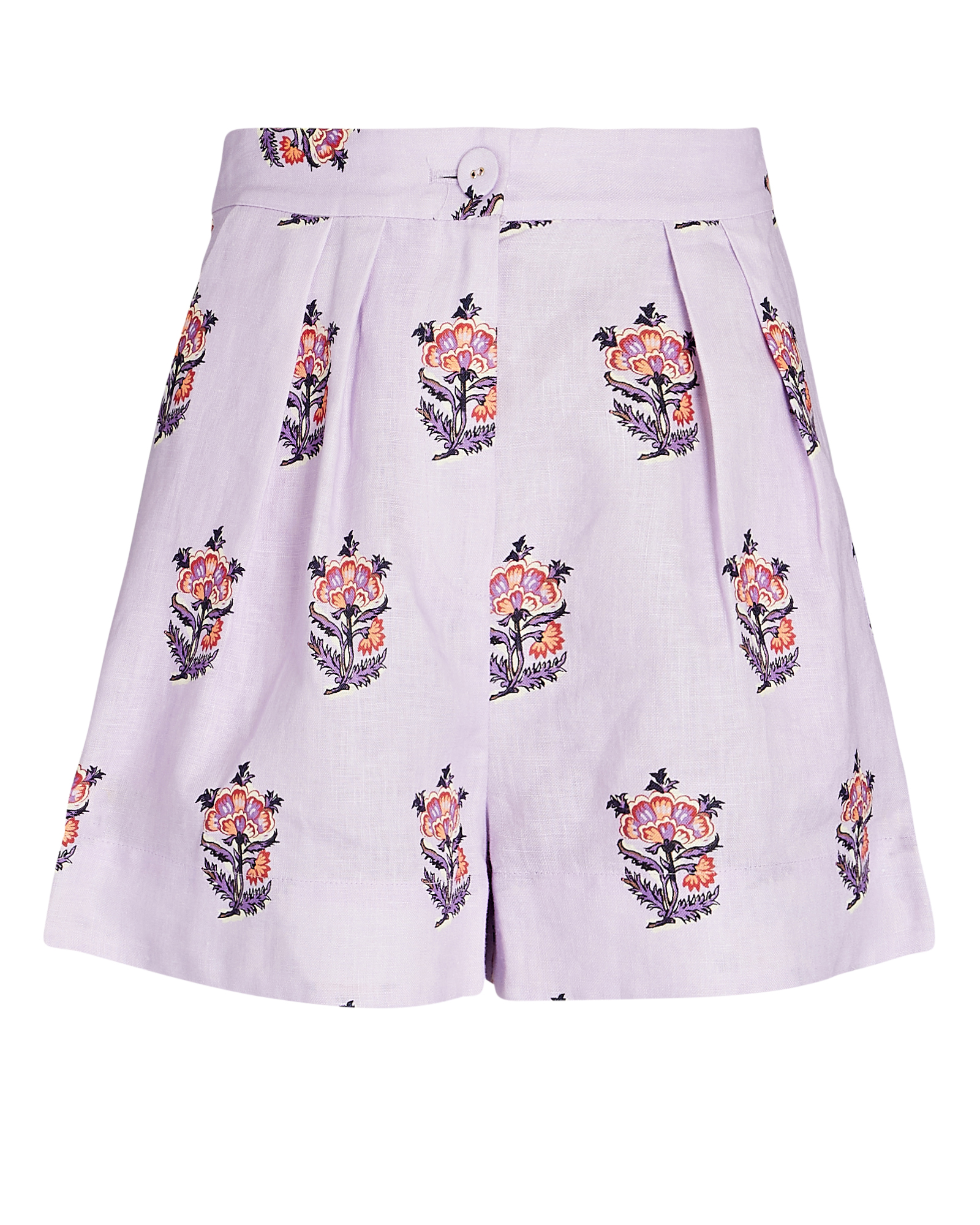 RHODE Shanti Floral Linen Shorts | INTERMIX®