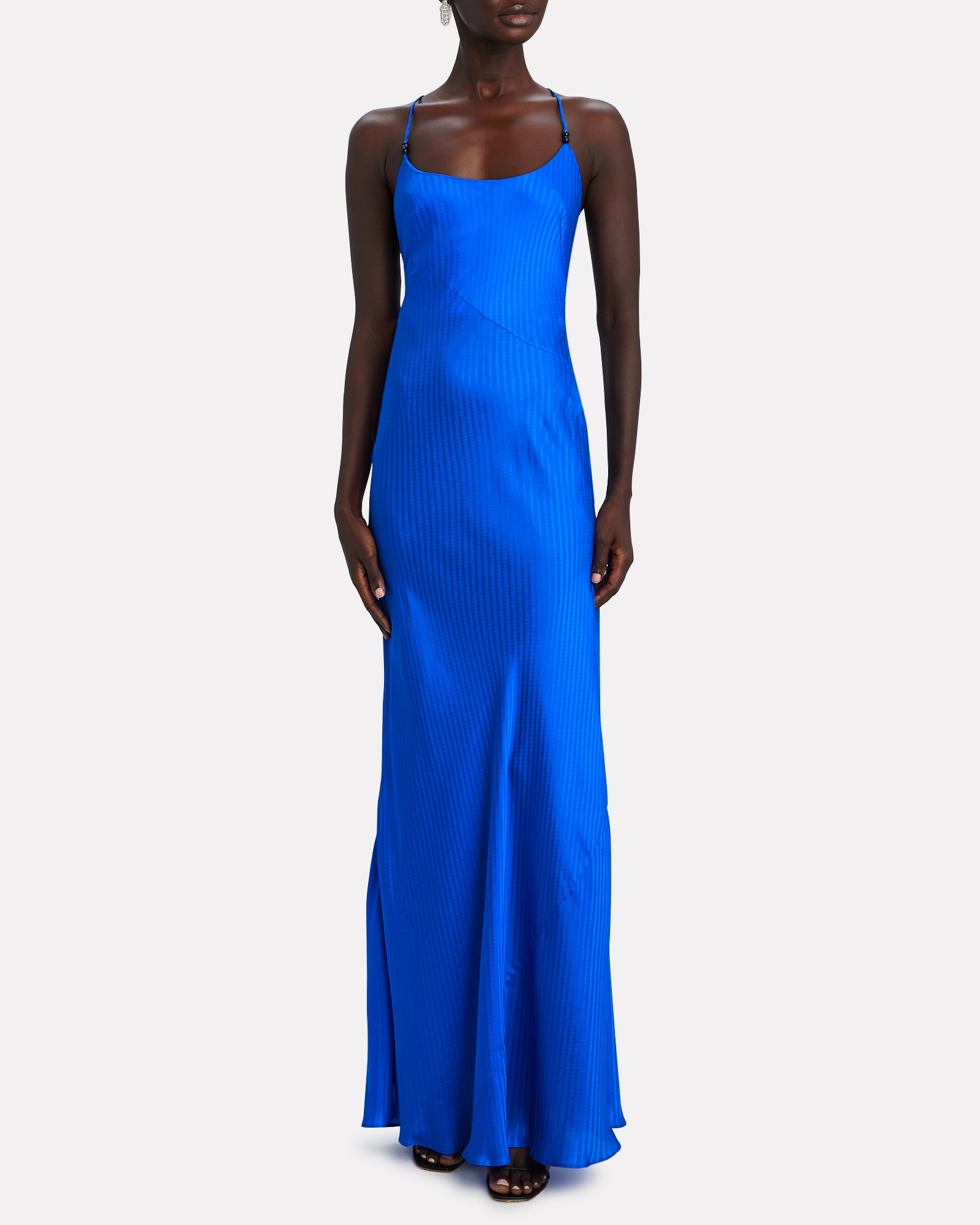 Galvan Castello Sleeveless Silk Maxi Dress | INTERMIX®