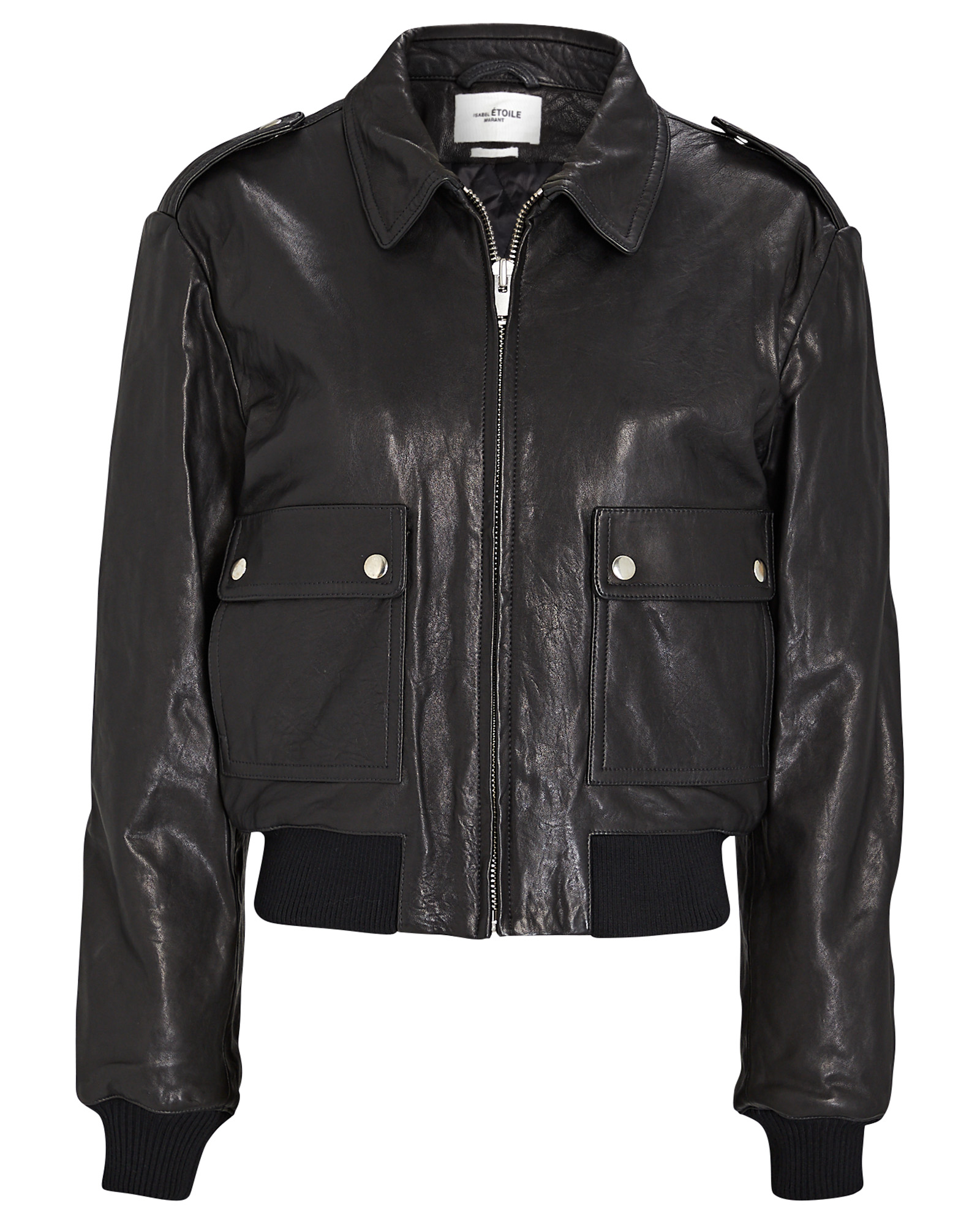 Isabel Marant Étoile Cadell Leather Jacket | INTERMIX®