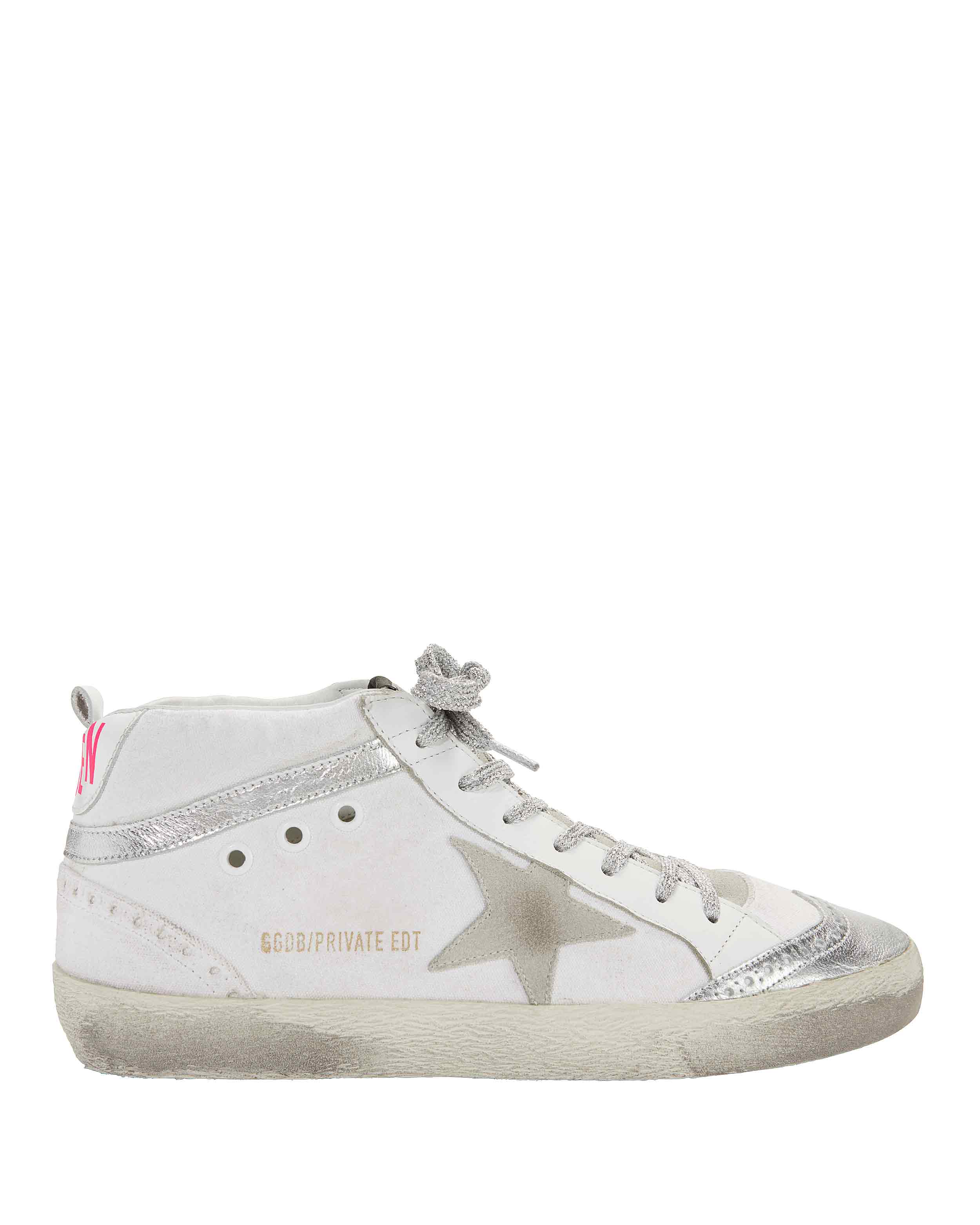 White Leather High Top Sneakers | Golden Goose