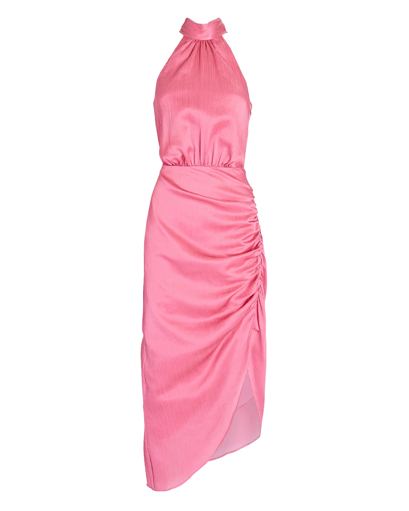 Veronica Beard Gabriella Ruched Cotton-Silk Dress | INTERMIX®