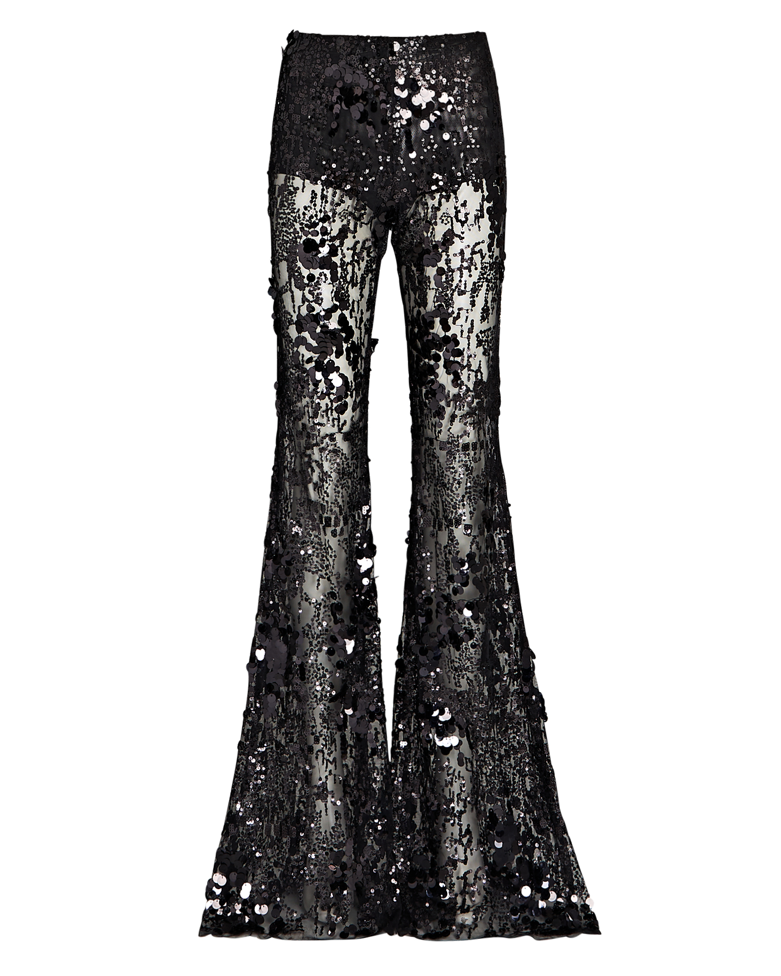 AKNVAS LENNON SEQUINED FLARED PANTS
