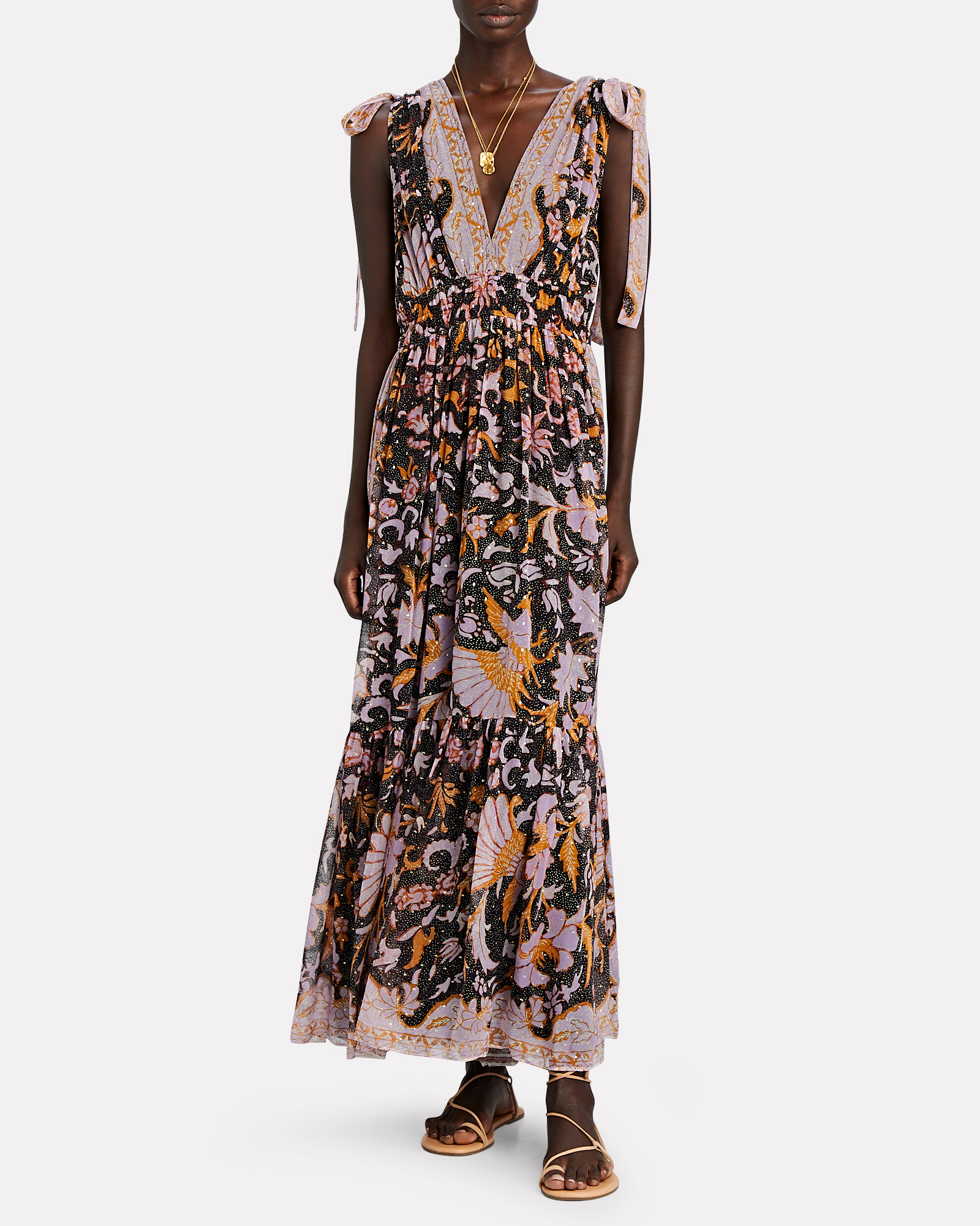 Ulla Johnson Annalise Floral Silk Maxi Dress | INTERMIX®