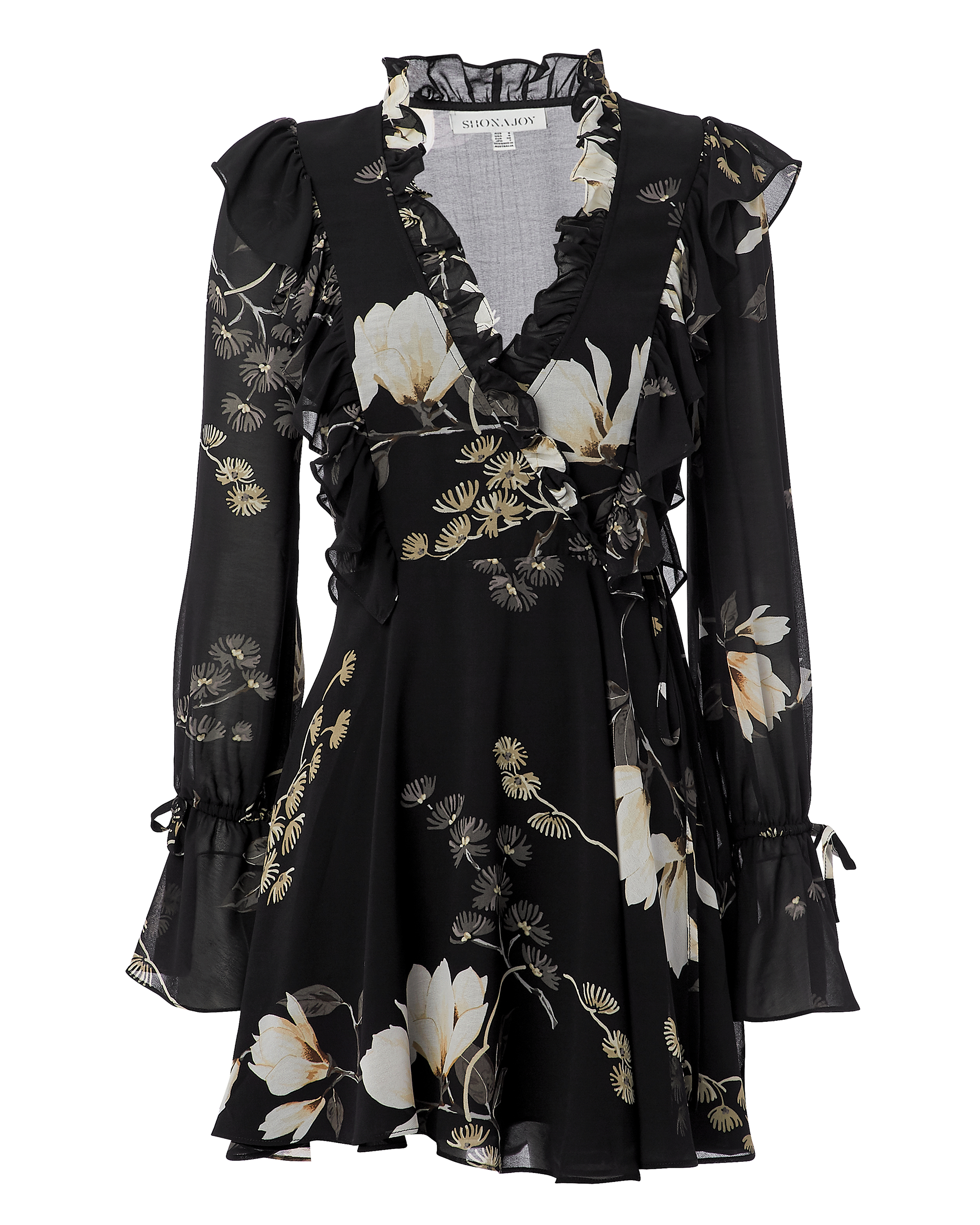 Harper Long Sleeve Floral Mini Dress | Shona Joy