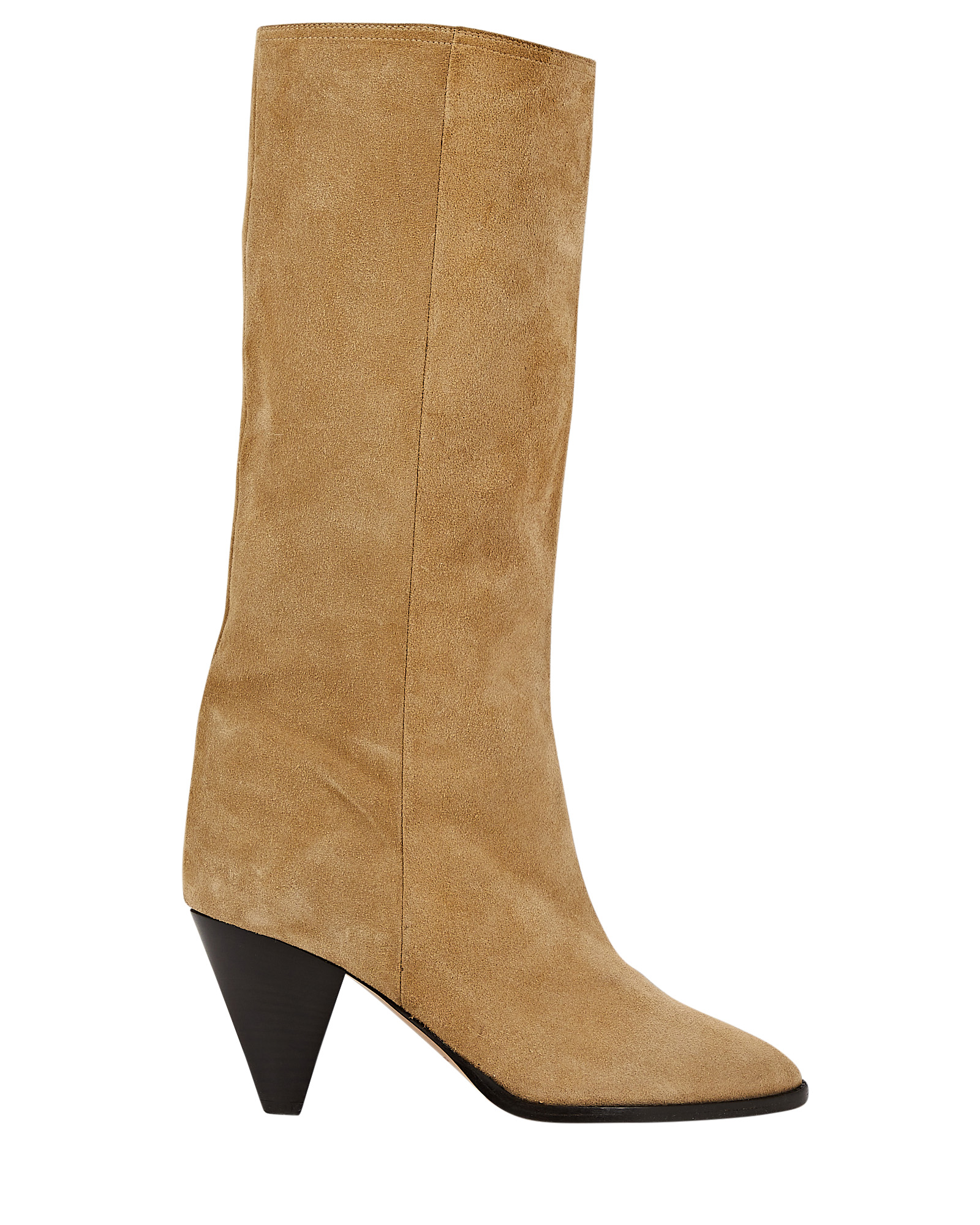 ISABEL MARANT ROUXY SUEDE MID-CALF BOOTS