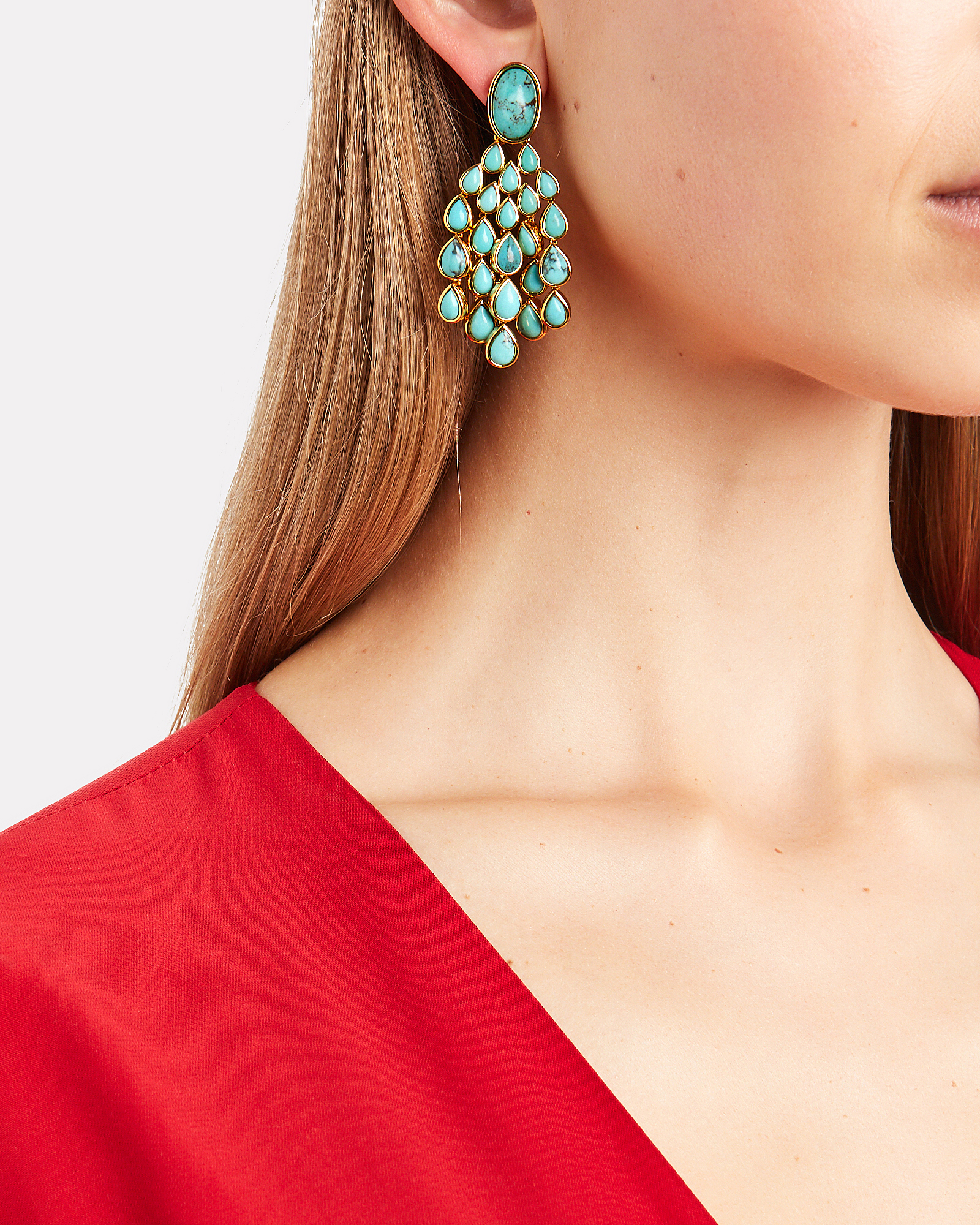 Aurélie Bidermann | Turquoise Drop Earrings | INTERMIX®