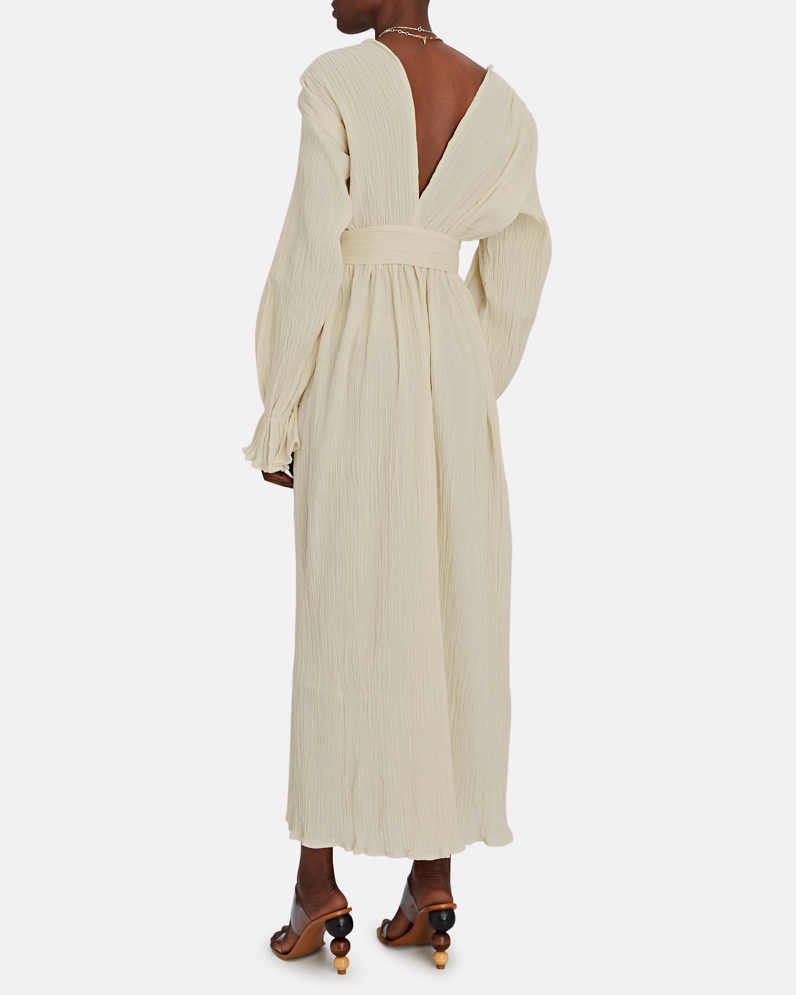 Savannah Morrow The Label Mahria Organic Cotton Wrap Dress | INTERMIX®