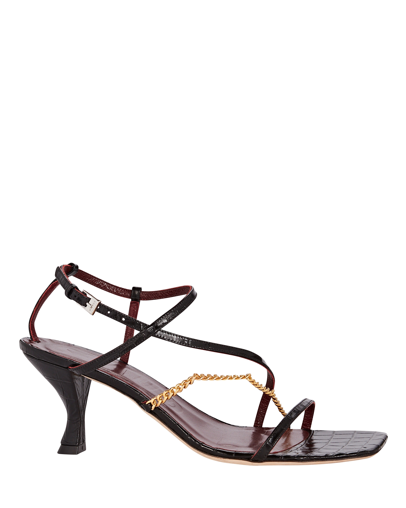 STAUD Gita Chain Strappy Leather Sandals | INTERMIX®