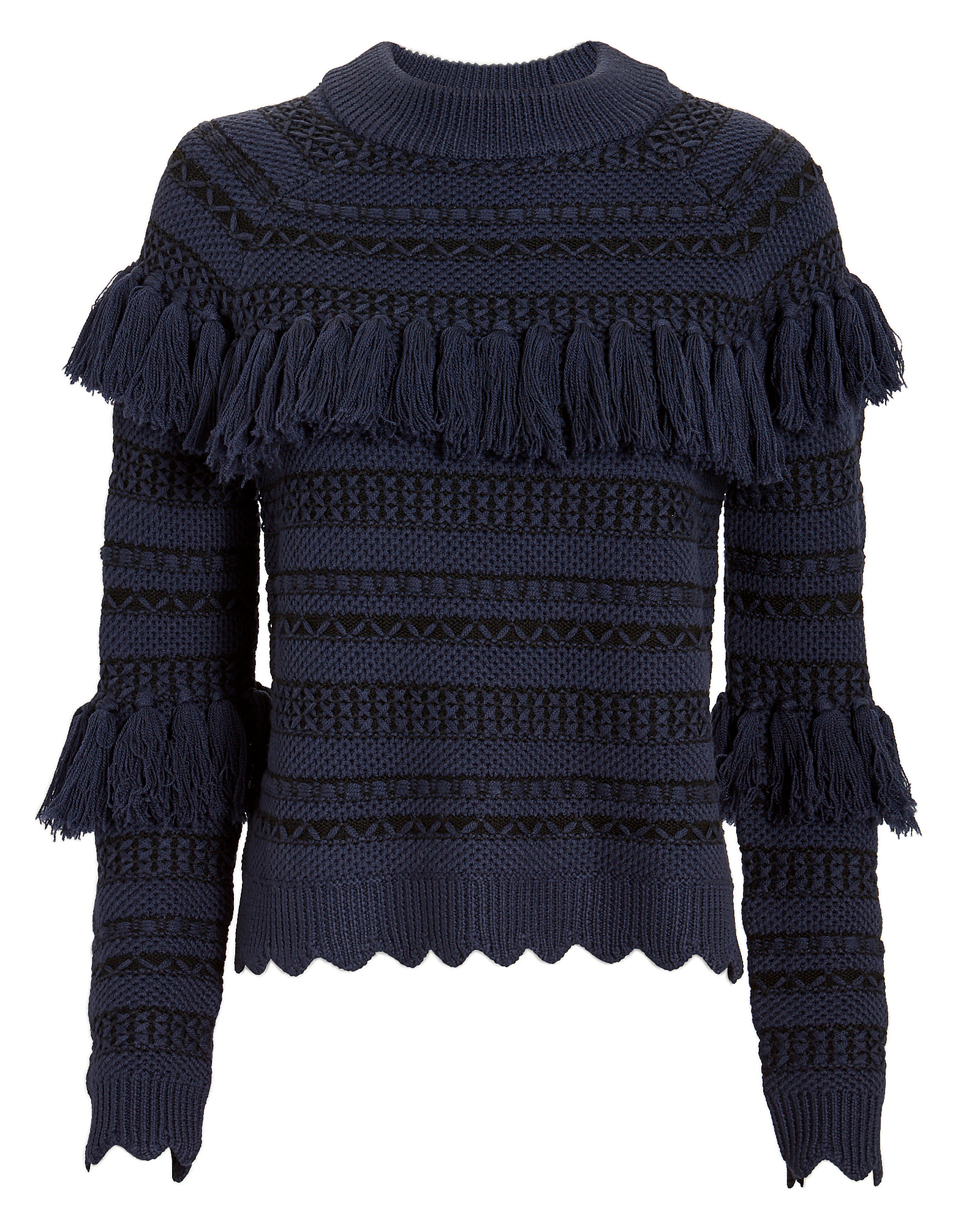 Tassel Knit Sweater