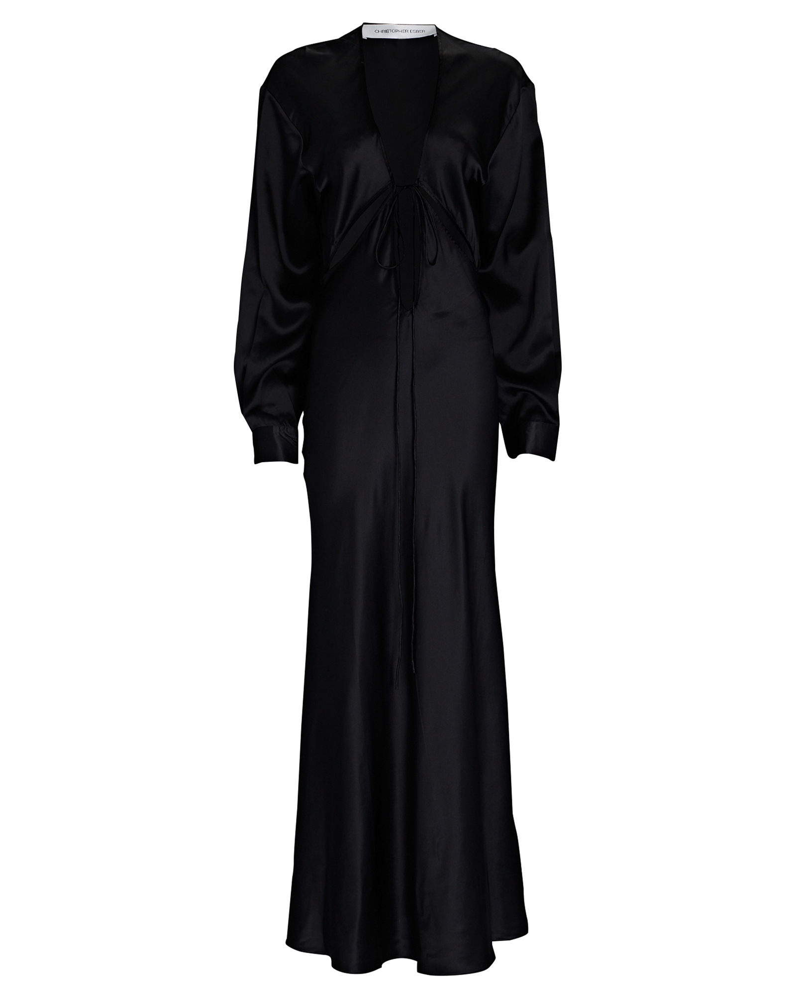 Christopher Esber Triquetra Silk Maxi Dress | INTERMIX®