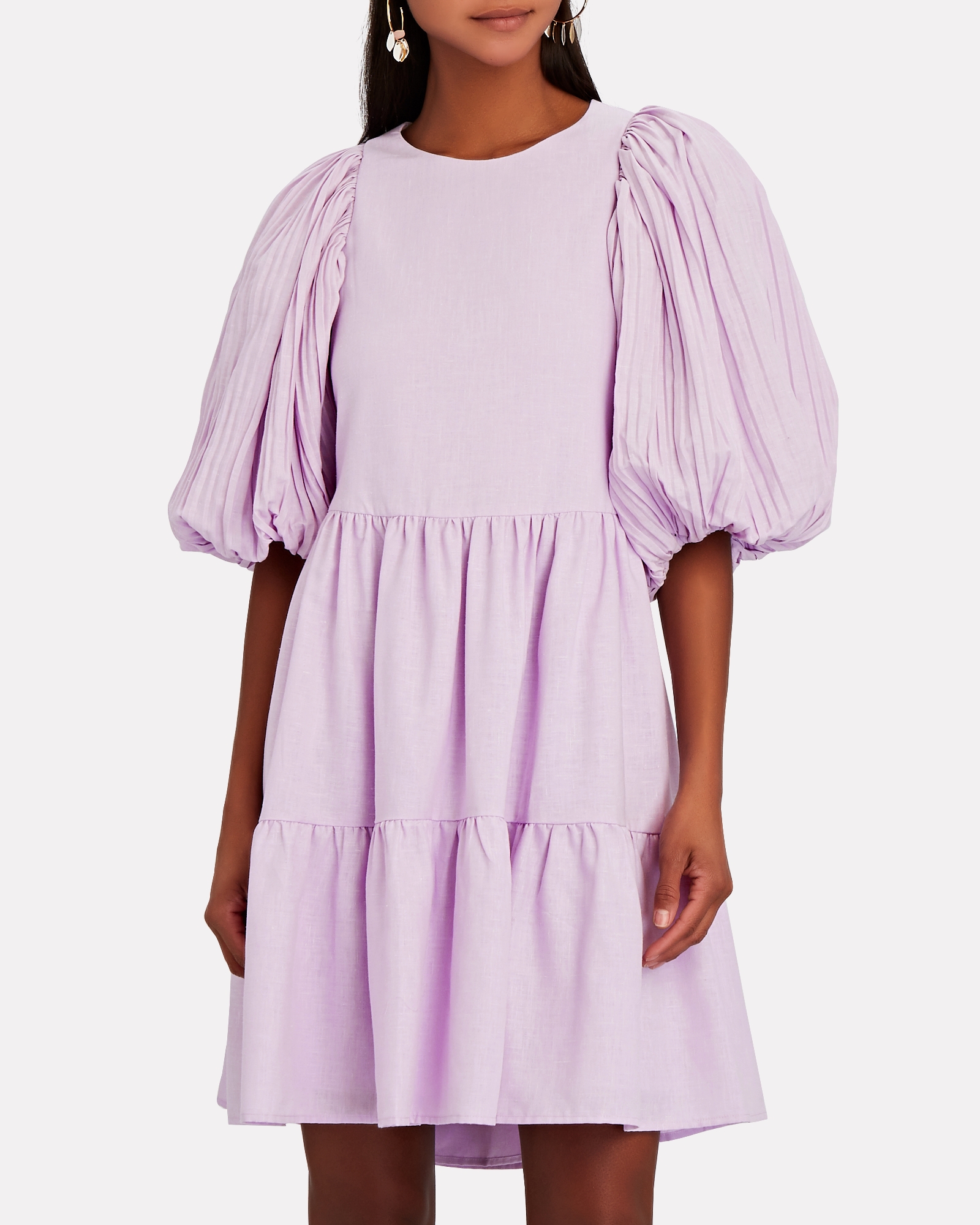 Sea Bailey Puff Sleeve Mini Dress | INTERMIX®