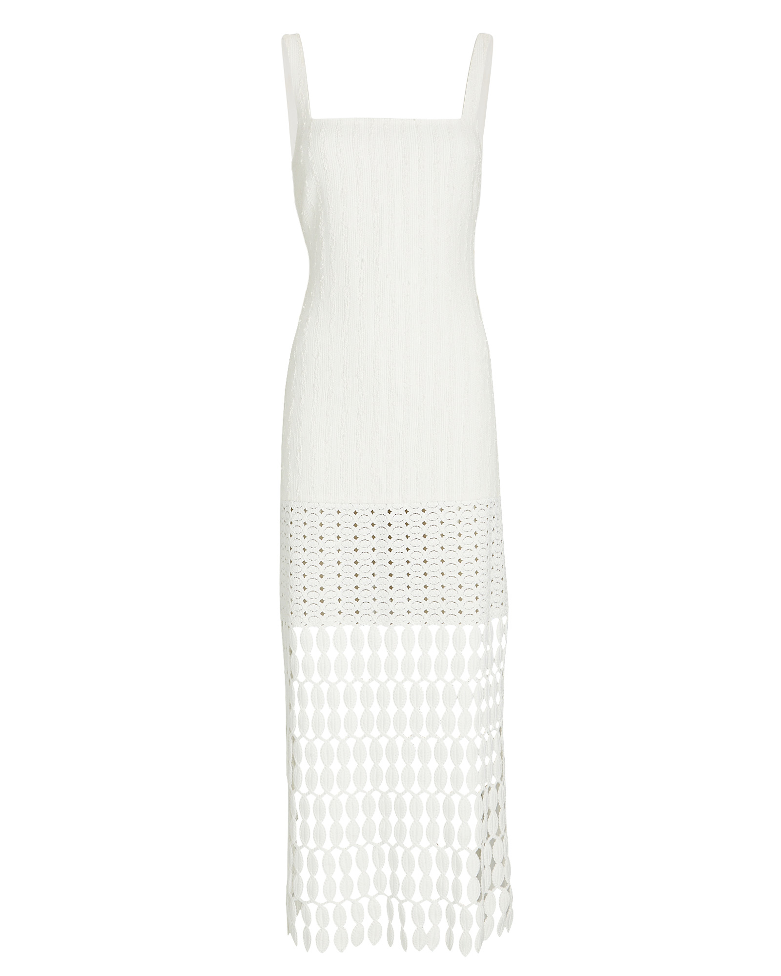 Alexis South Scalloped Lace Knit Midi Dress | INTERMIX®