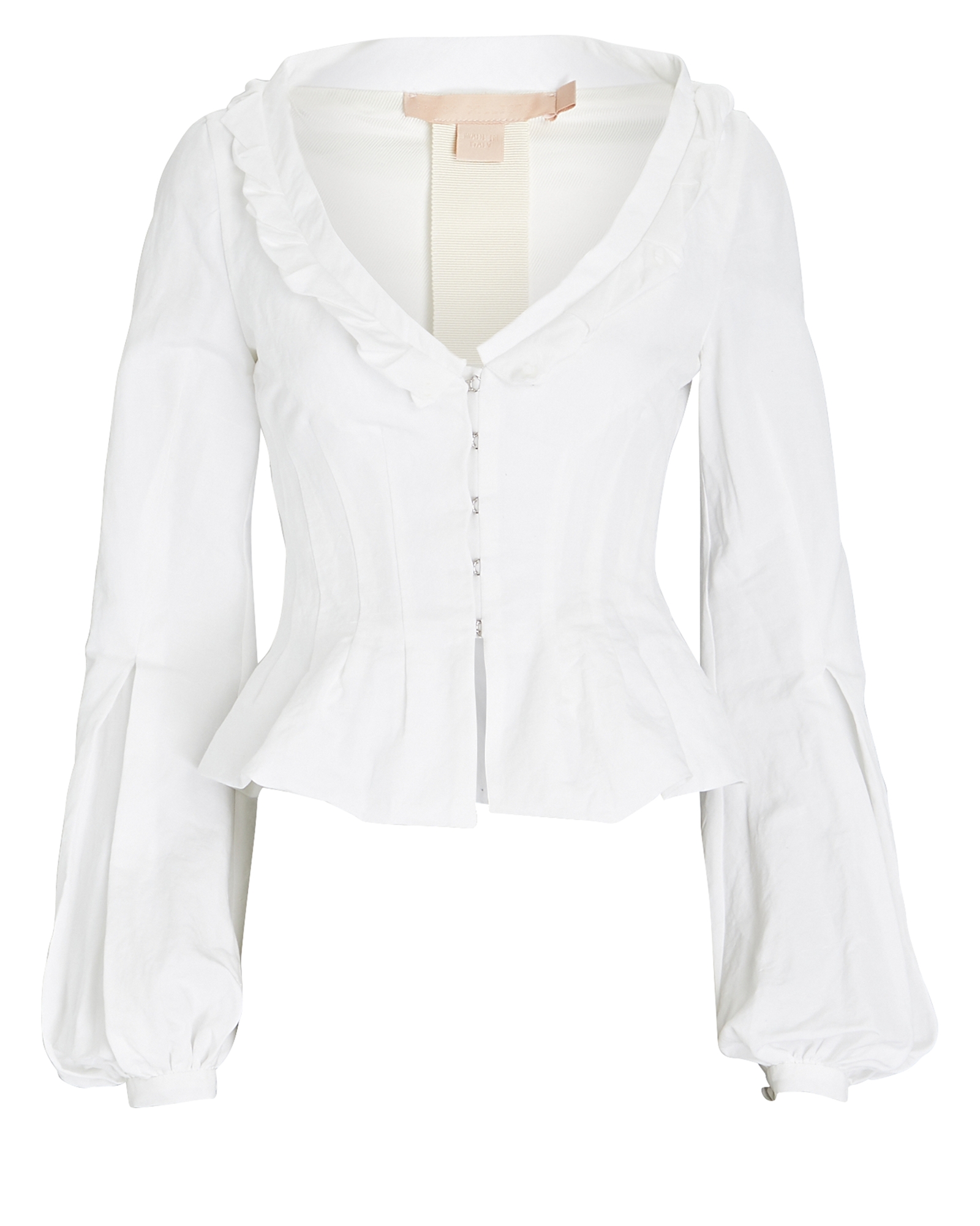 Brock Collection Sabrina Cotton Puff Sleeve Shirt Jacket | INTERMIX®