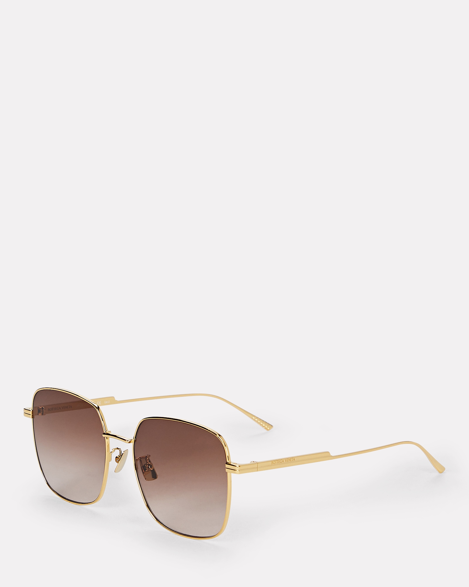 Bottega Veneta Wire Square Sunglasses | INTERMIX®