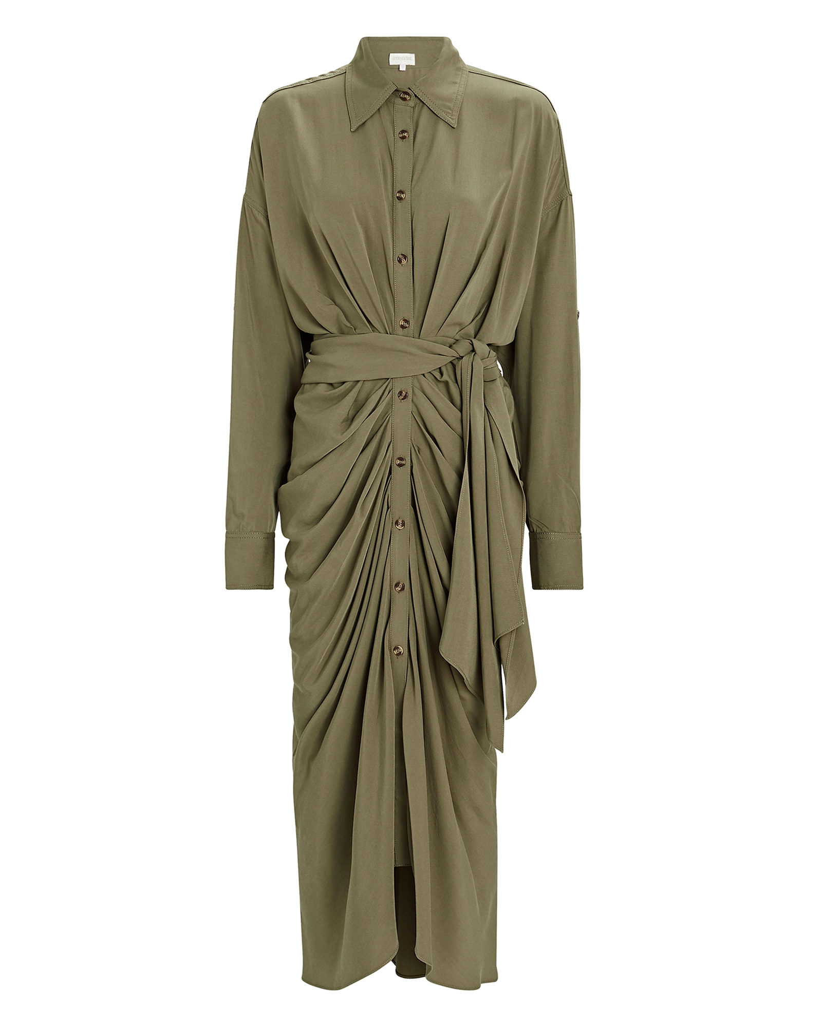 Divine Heritage Button-Down Midi Dress | INTERMIX®