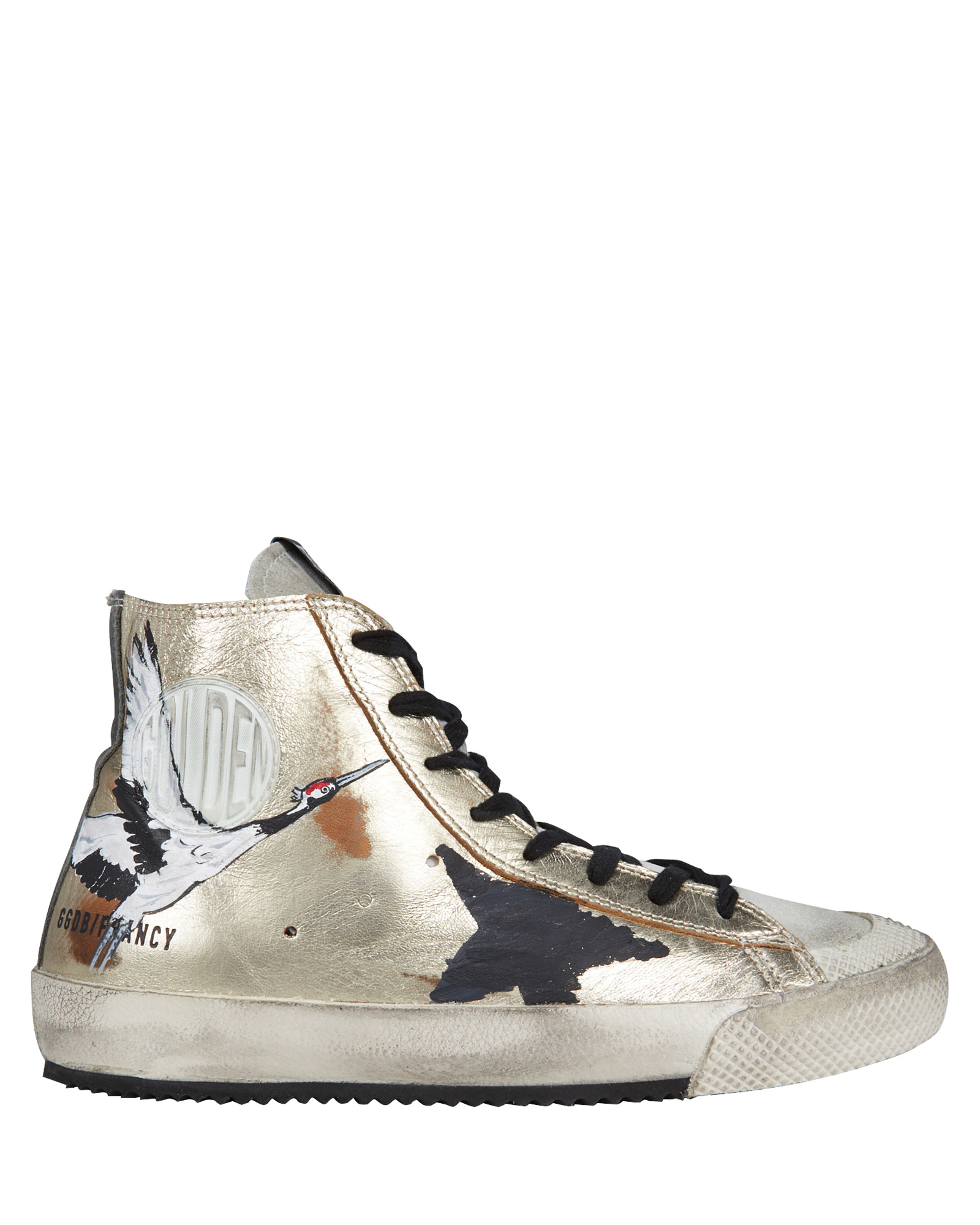 Francy High-Top Painted Star Sneakers | INTERMIX®