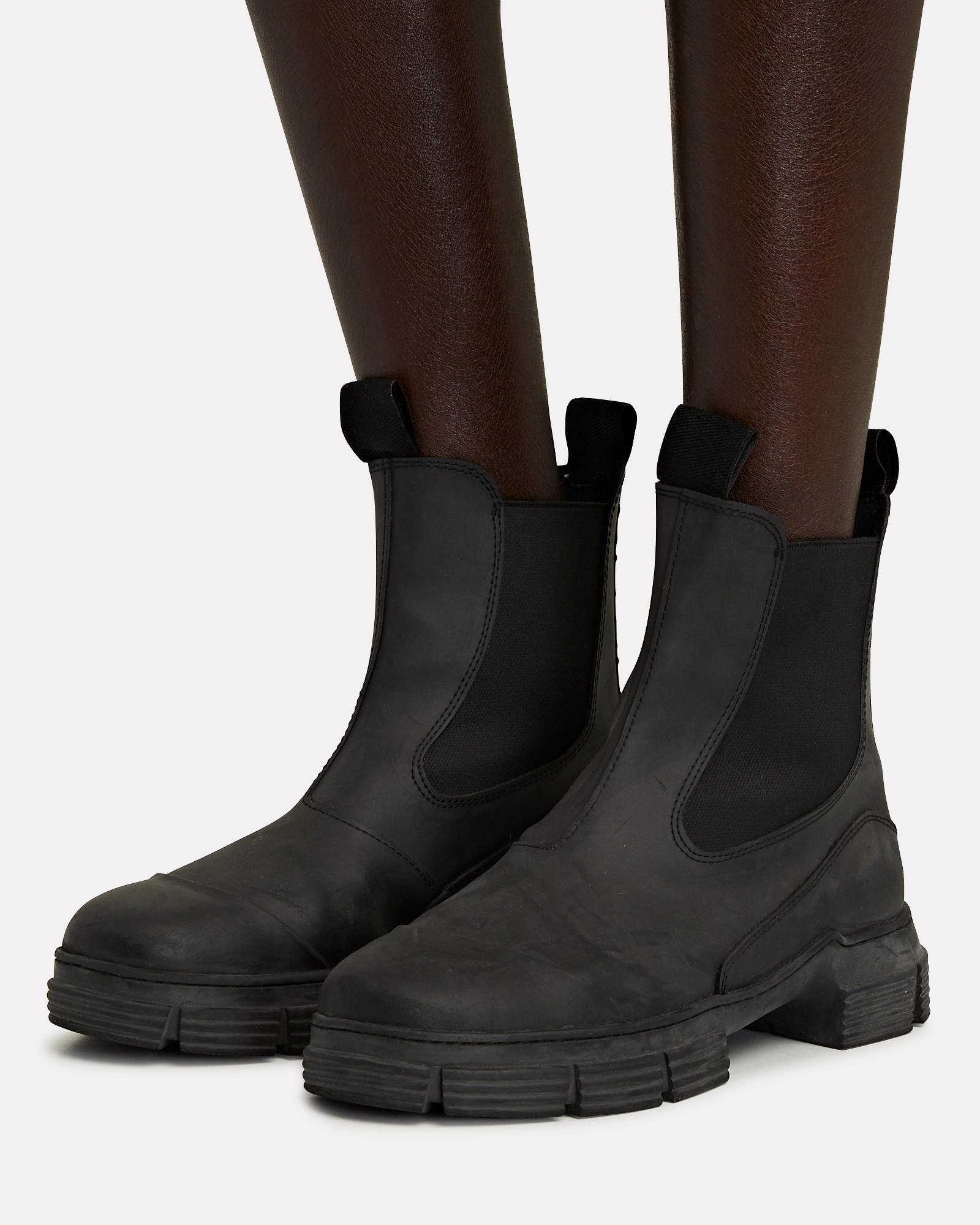 GANNI Recycled Rubber City Boots | INTERMIX®