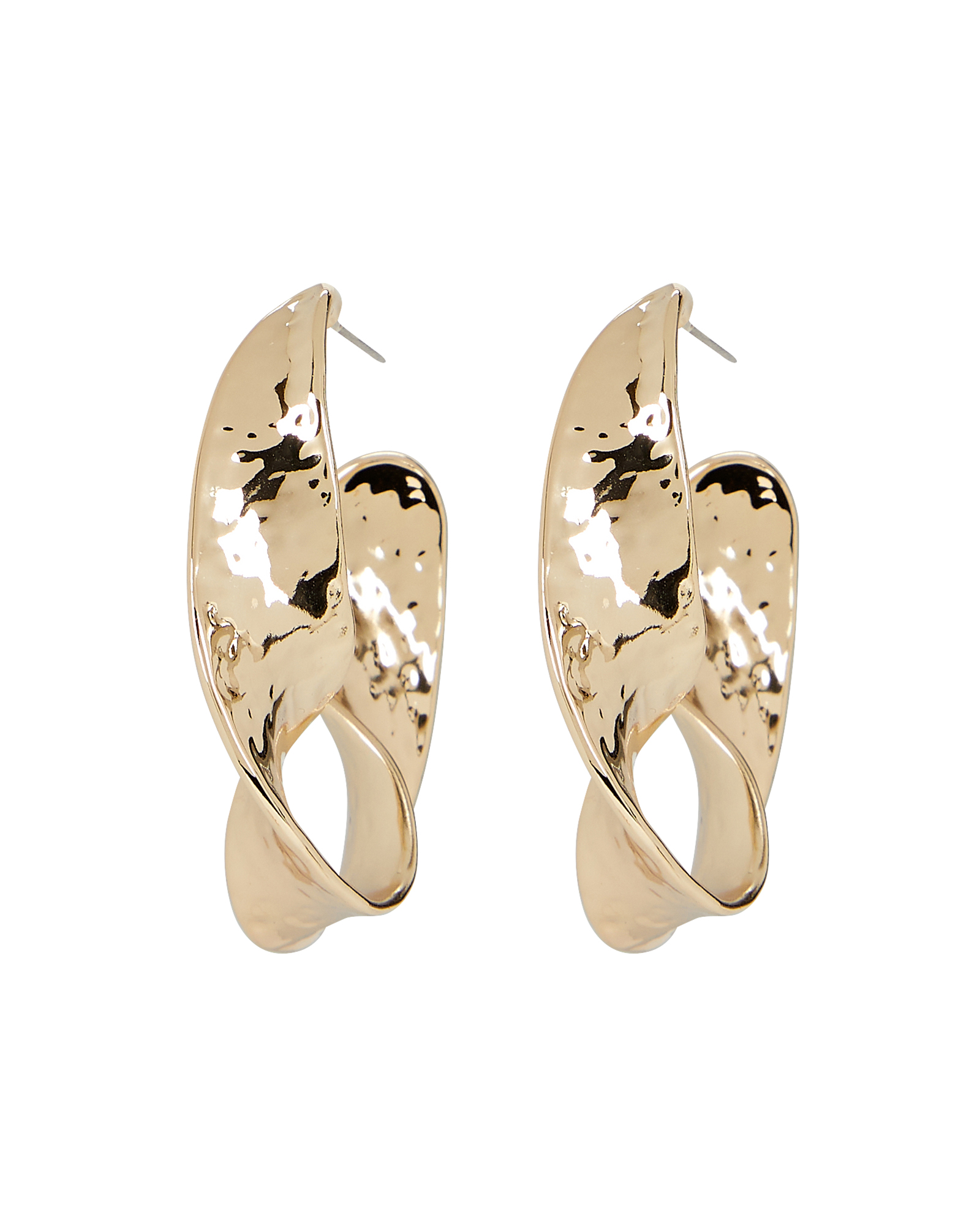 Dannijo Lew Organic Twisted Earrings In Gold | INTERMIX®