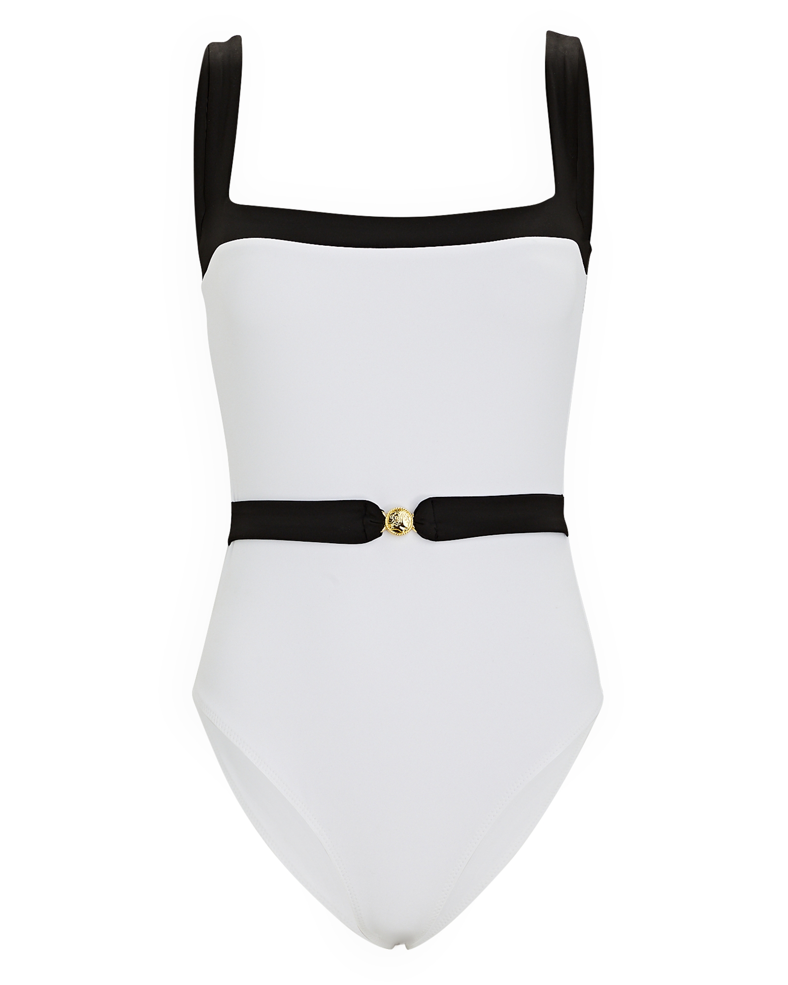 Caroline Constas Davey Belted One-Piece Swimsuit | INTERMIX®