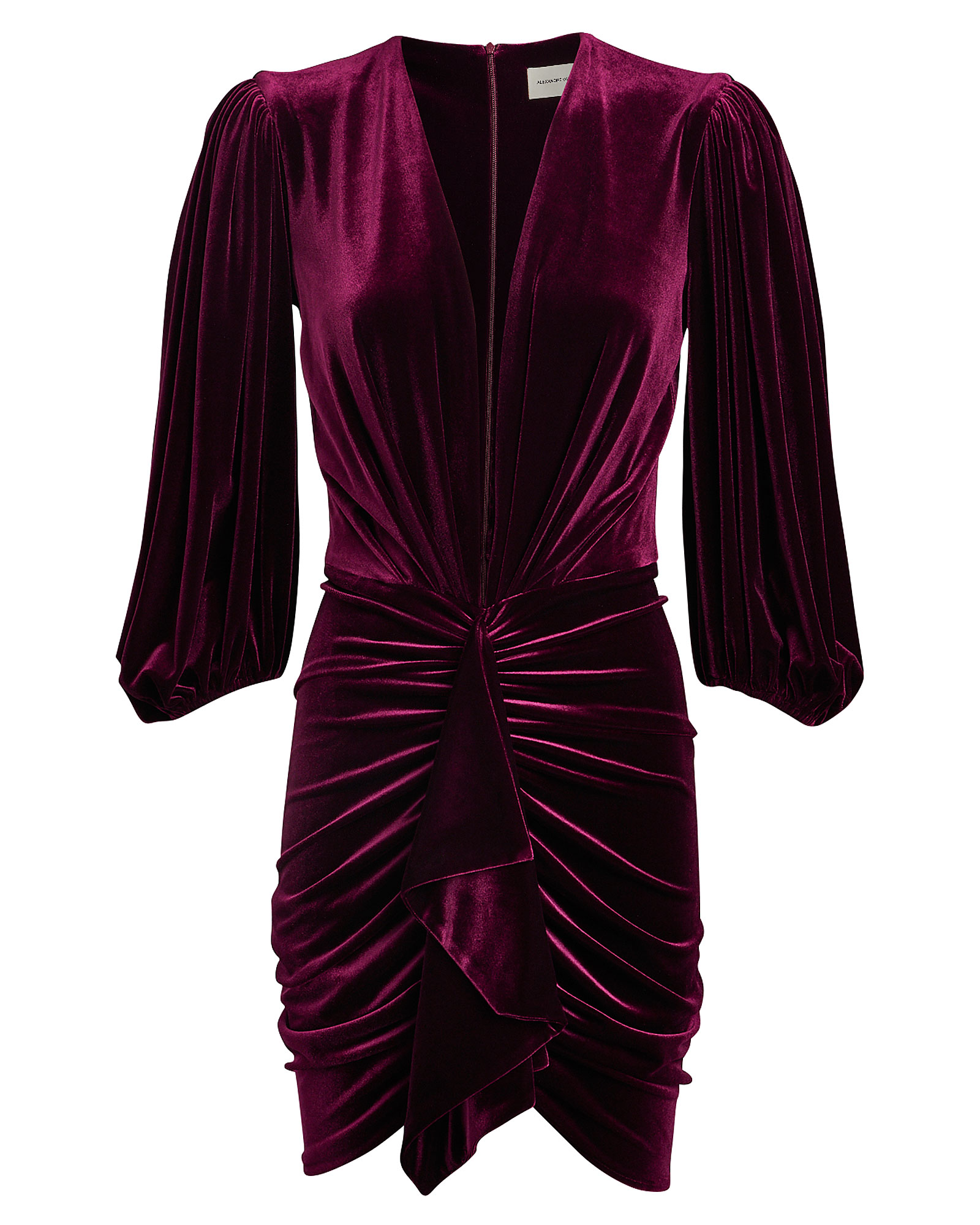 Alexandre Vauthier | Draped Velvet Dress | INTERMIX®