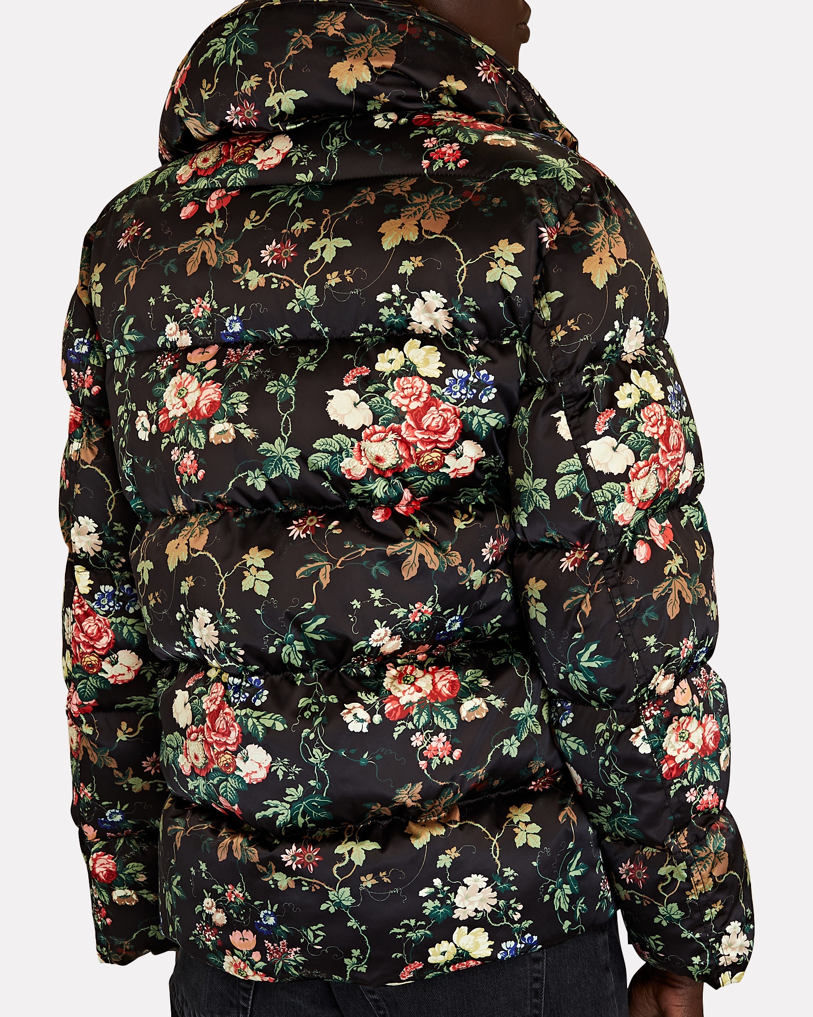 STAUD Ace Tapestry Floral Puffer Jacket | INTERMIX®