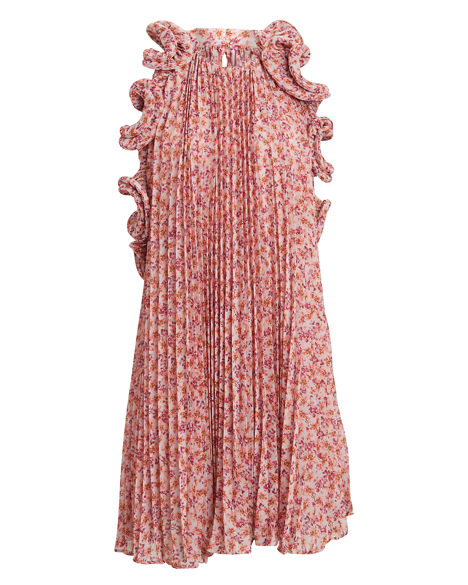 AMUR Mimi Ruffled Floral Print Dress | INTERMIX®