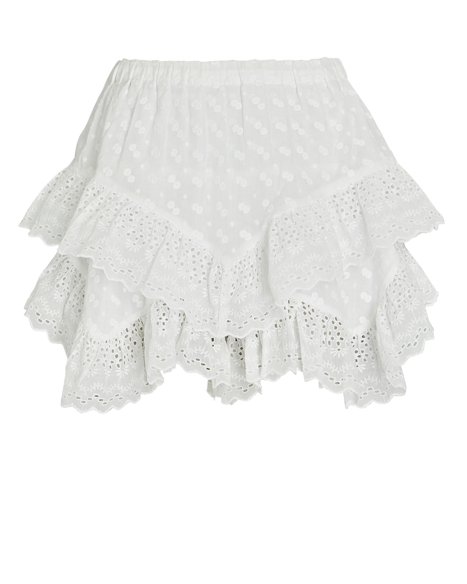 Isabel Marant Étoile Teocadia Cotton Frill Shorts | INTERMIX®