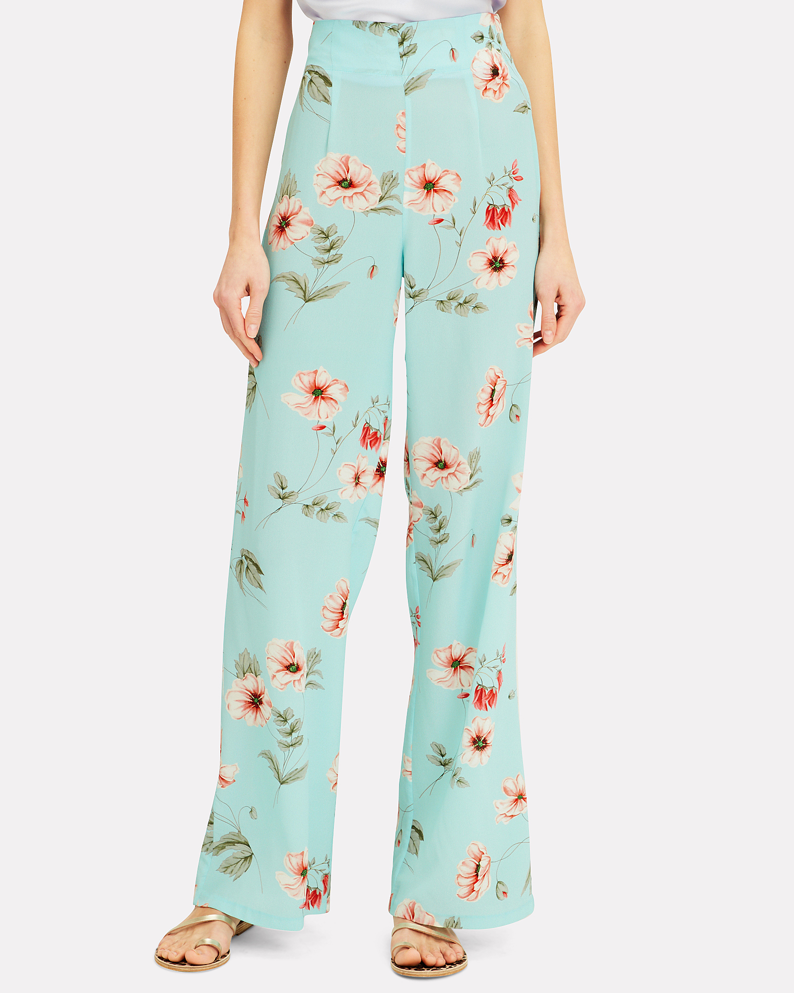 Austen Silk Floral Pants | INTERMIX®