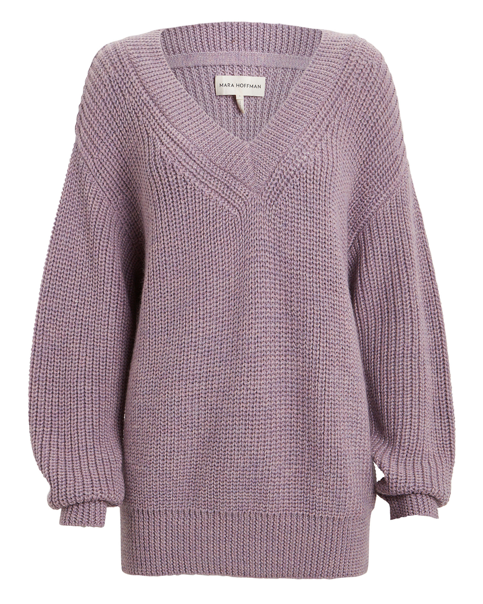 Mara Hoffman Revel Oversized Alpaca Sweater In Lavender