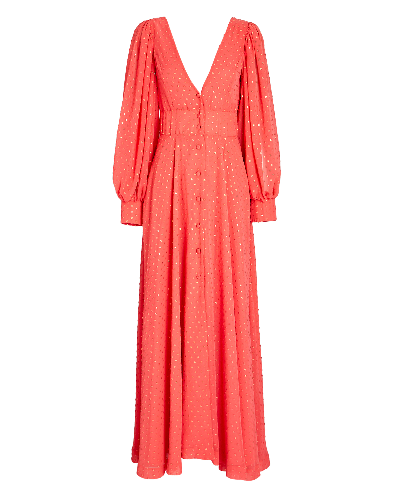 Kimberly Goldson Lesli Blouson-Sleeve Maxi Dress | INTERMIX®