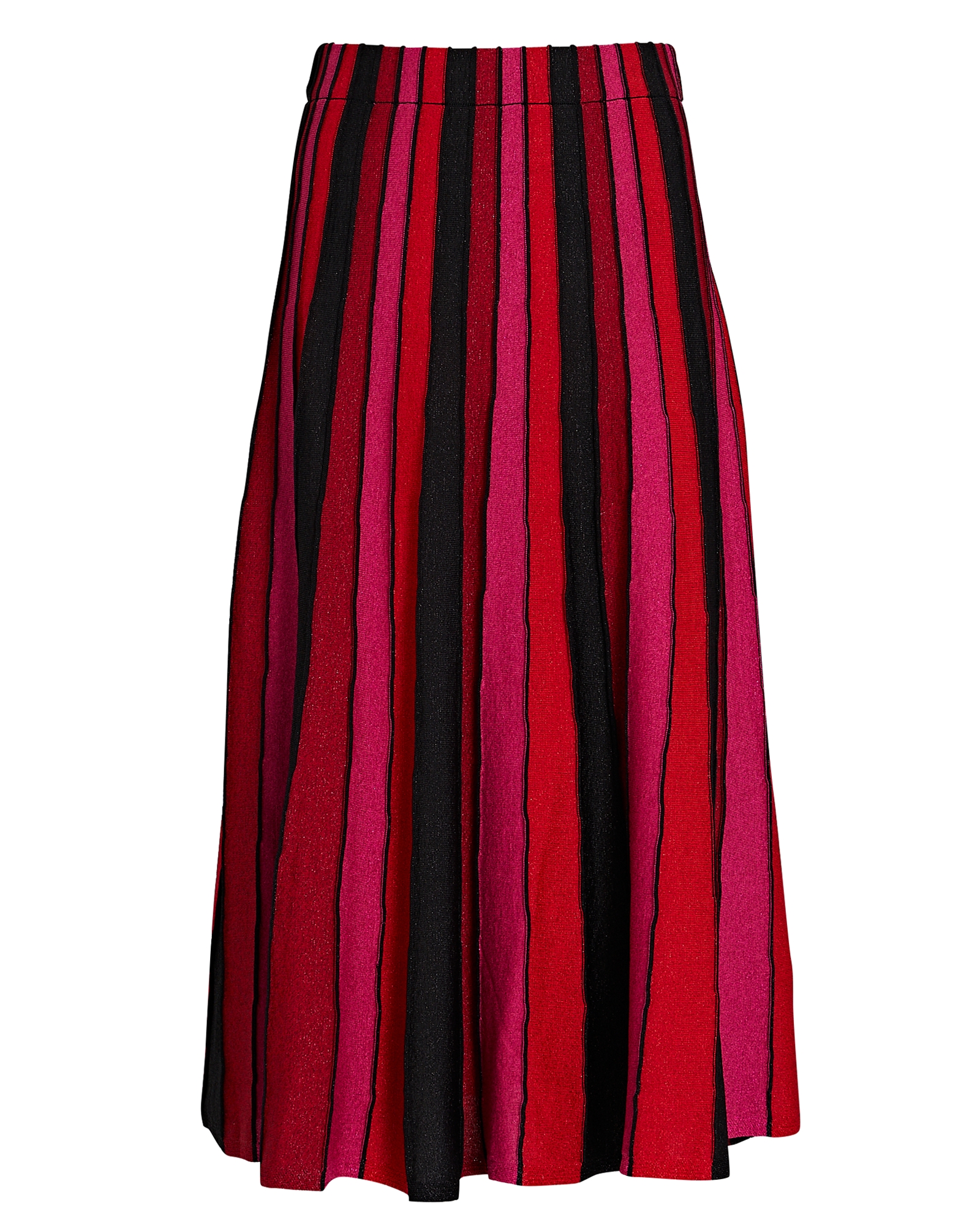 Ronny Kobo Yuma Pleated Knit Midi Skirt | INTERMIX®