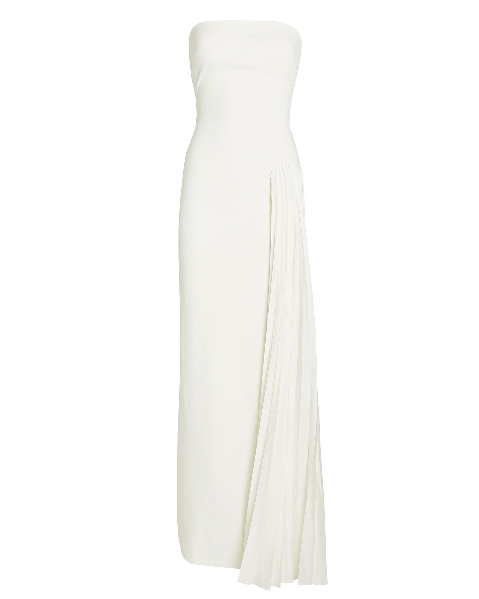 Dolly Strapless Pleated Gown