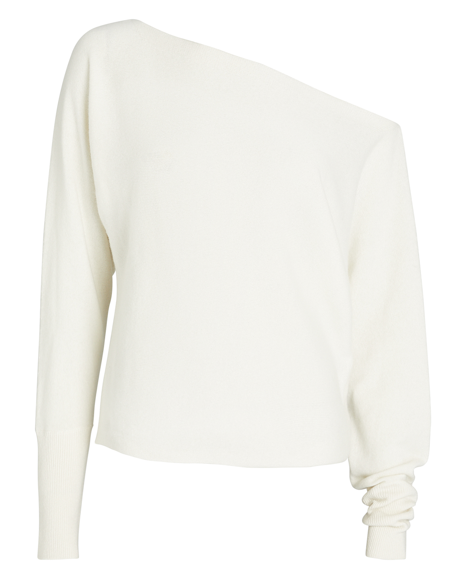 INTERMIX Private Label Off-the-Shoulder Sweater in Ivory | INTERMIX®