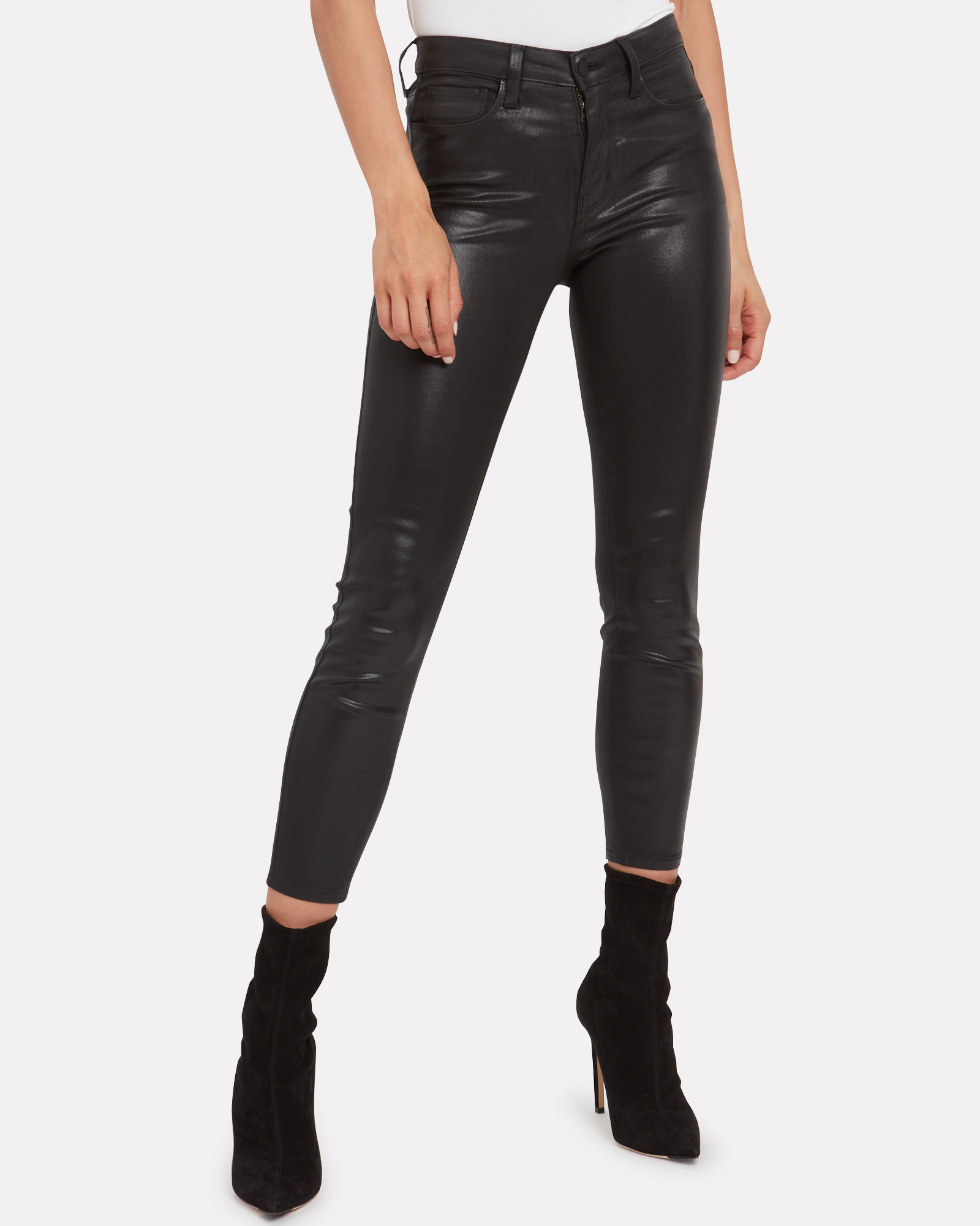 L'Agence | Adelaide Skinny Leather Pants | INTERMIX®