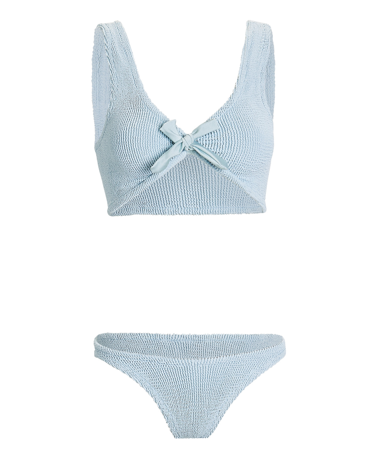 Hunza G | Angela Smocked Bikini Set | INTERMIX®