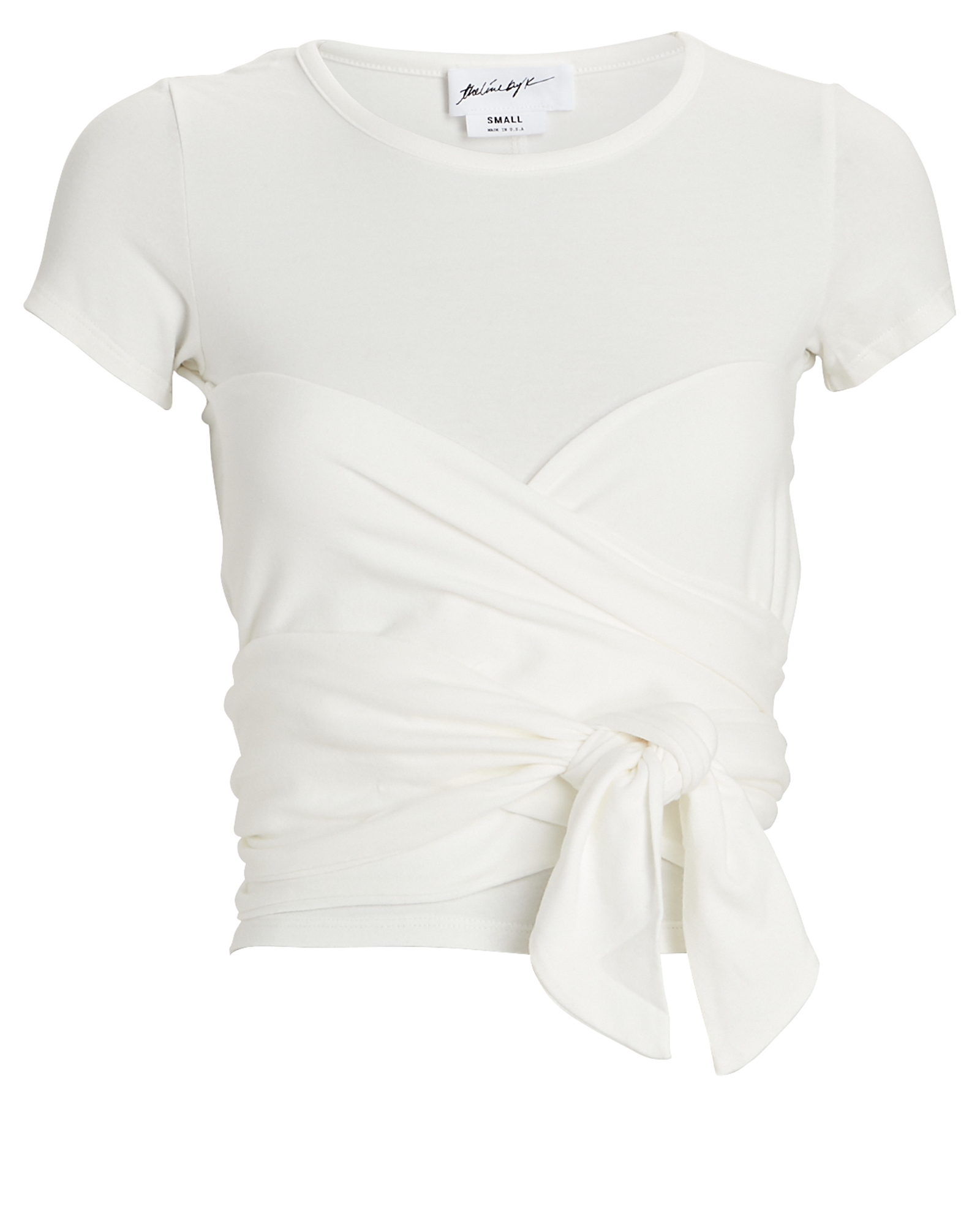 The Line By K Jeanne Ruched T-Shirt | INTERMIX®