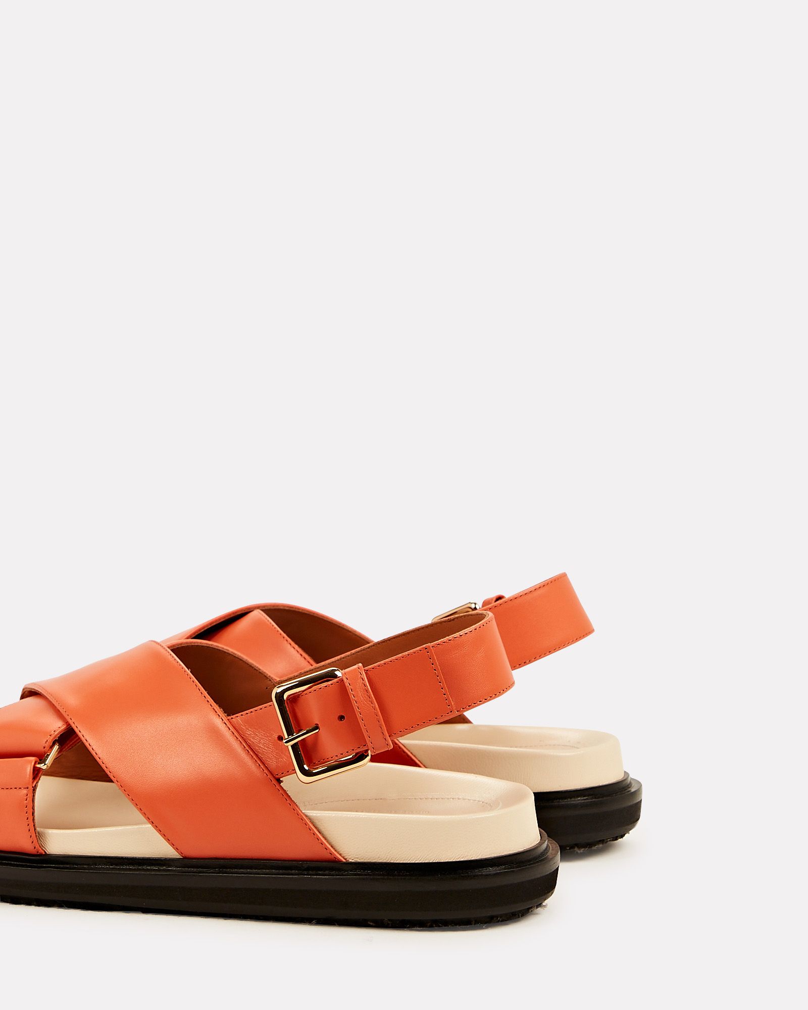 Marni Fussbett Leather Slide Sandals | INTERMIX®