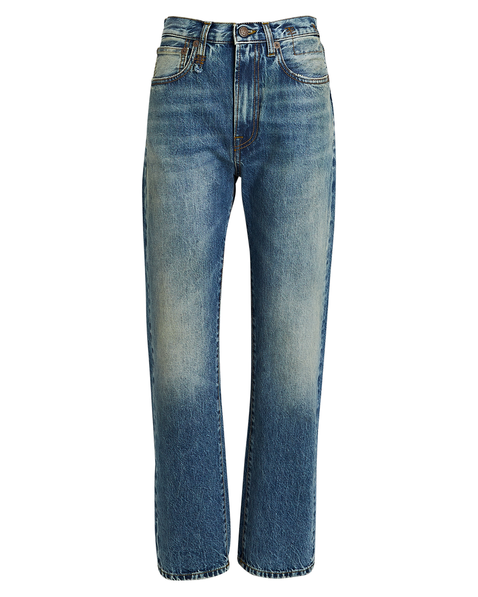 R13 Courtney Slim Jeans In Blue | INTERMIX®