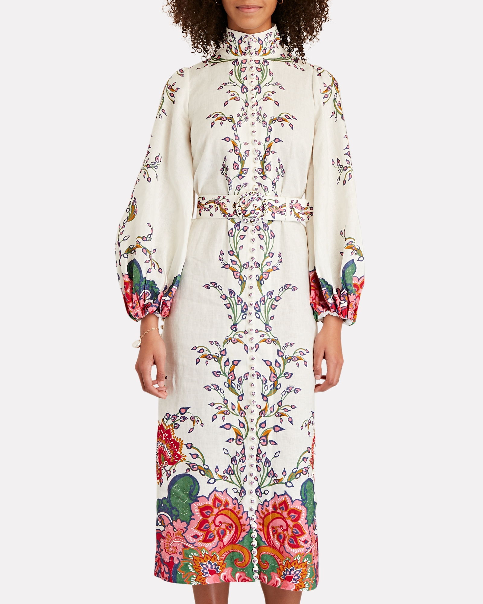 Zimmermann Lovestruck Floral Paisley Midi Dress | INTERMIX®