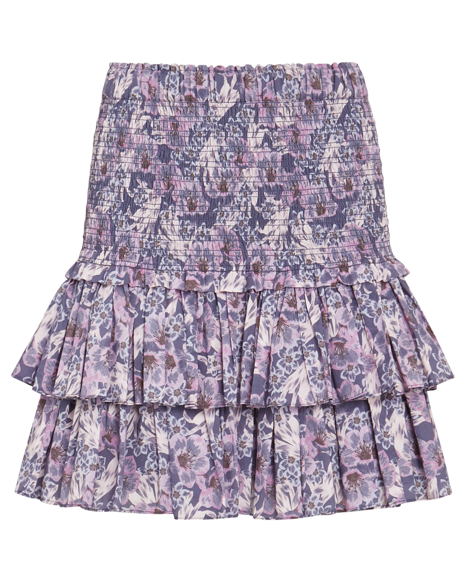 Isabel Marant Étoile Naomi Smocked Floral Mini Skirt | INTERMIX®
