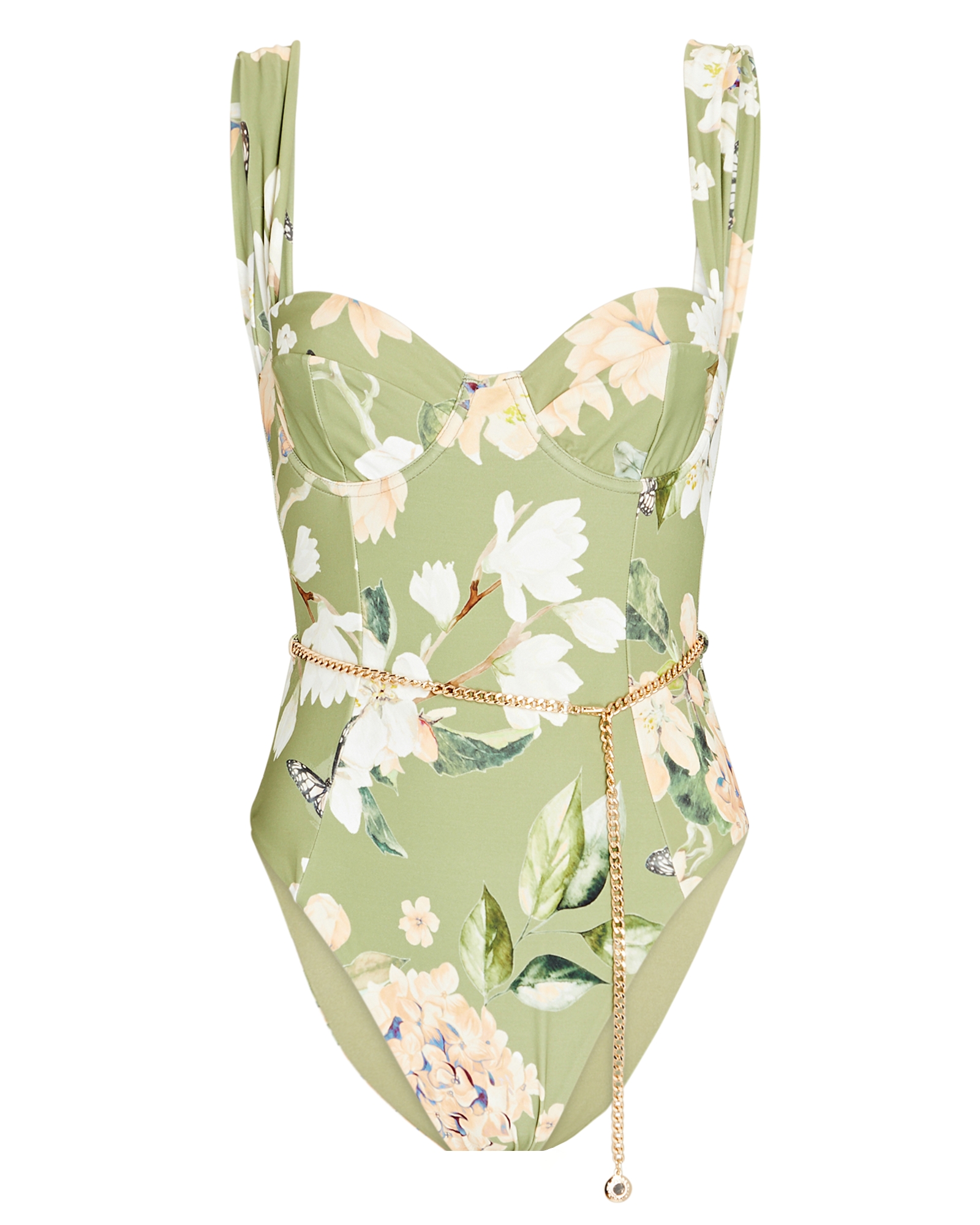 WeWoreWhat Danielle Belted One-Piece Swimsuit | INTERMIX®